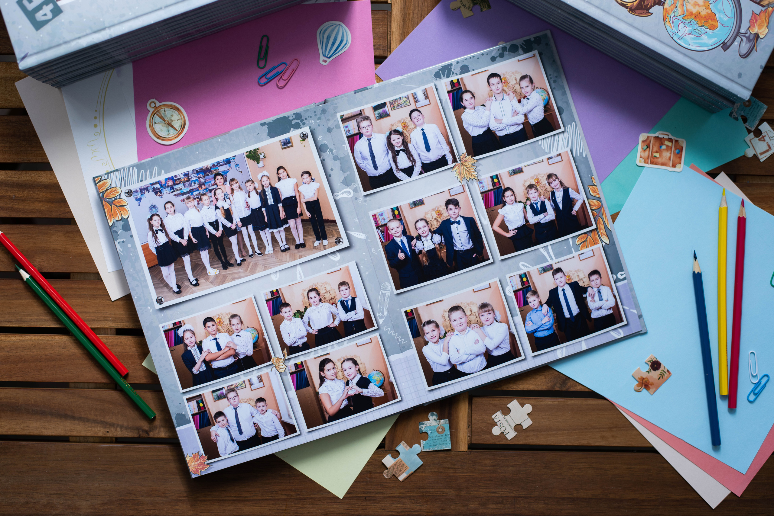 Альбом на 5 разворотов. Выпускные альбомы в Подольске Москве и МО