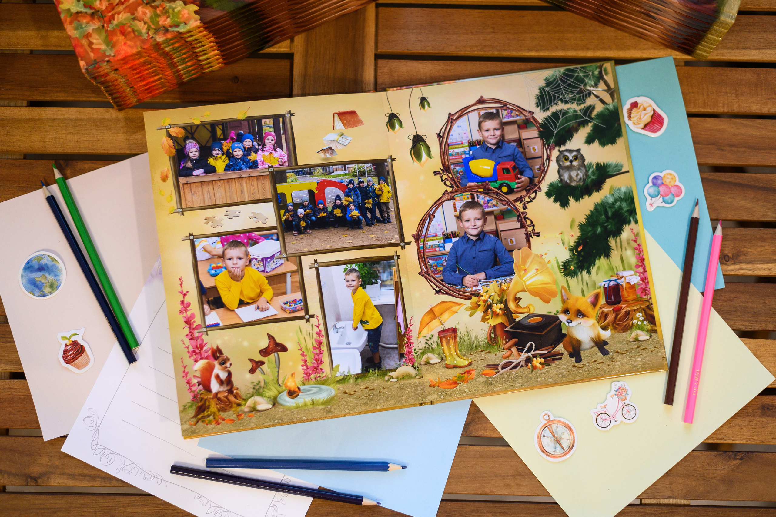 ДС ЛеснойОсенний. Выпускные альбомы в Подольске Москве и МО