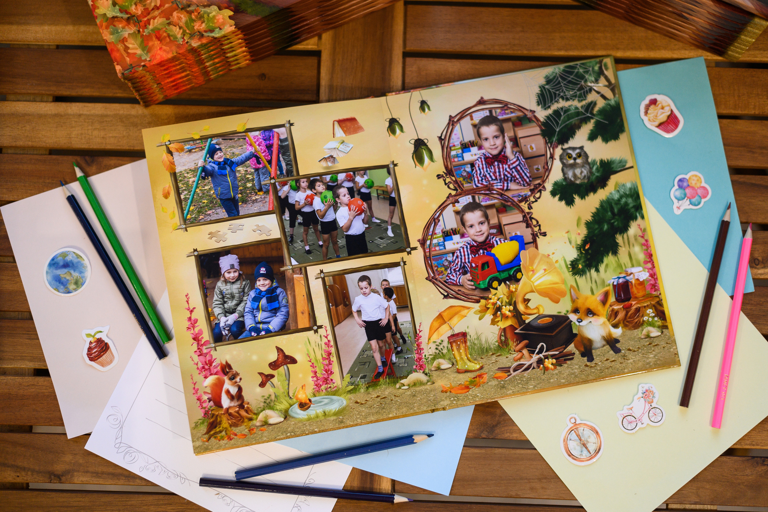 ДС ЛеснойОсенний. Выпускные альбомы в Подольске Москве и МО