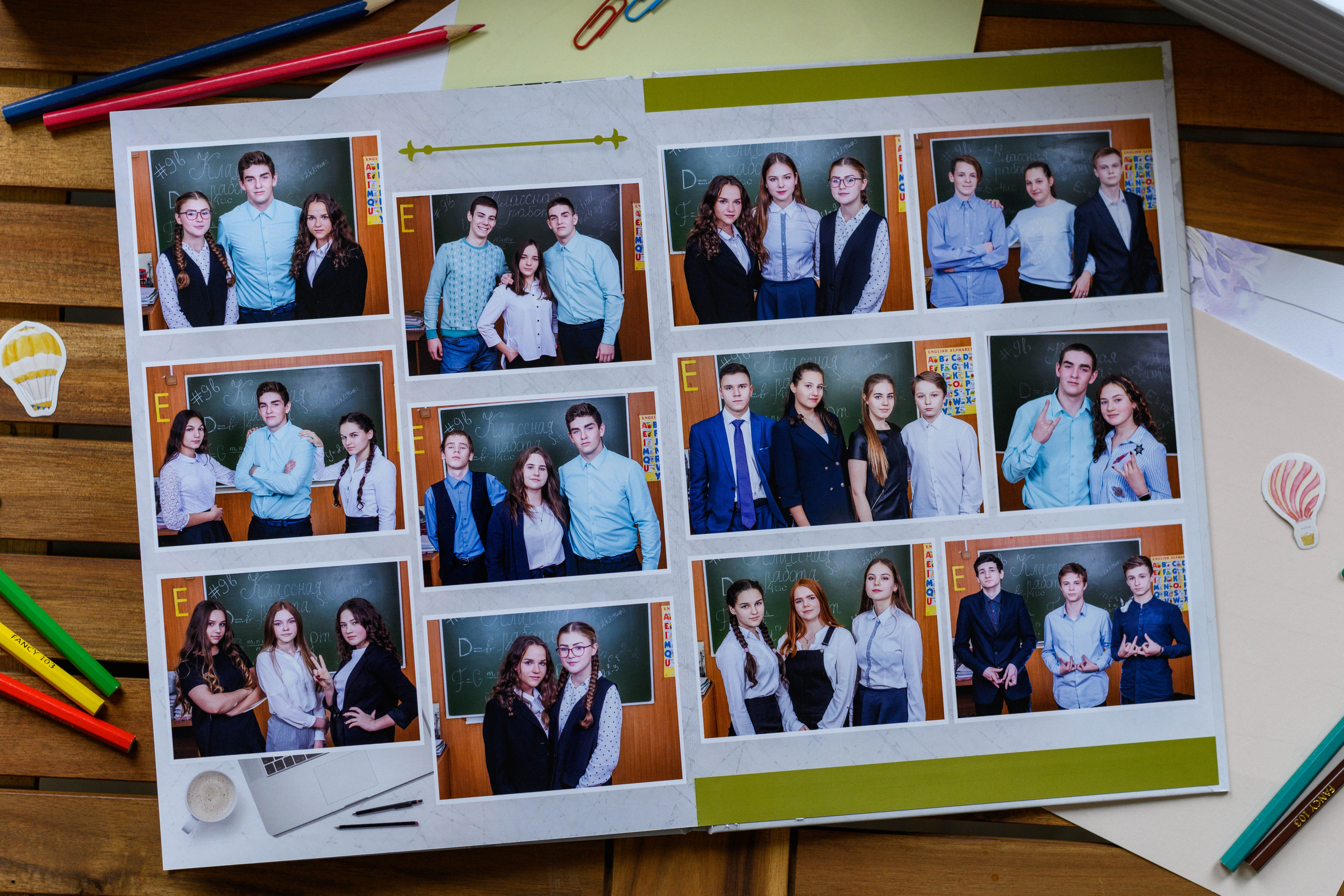 Альбом на 5 разворотов. Выпускные альбомы в Подольске Москве и МО