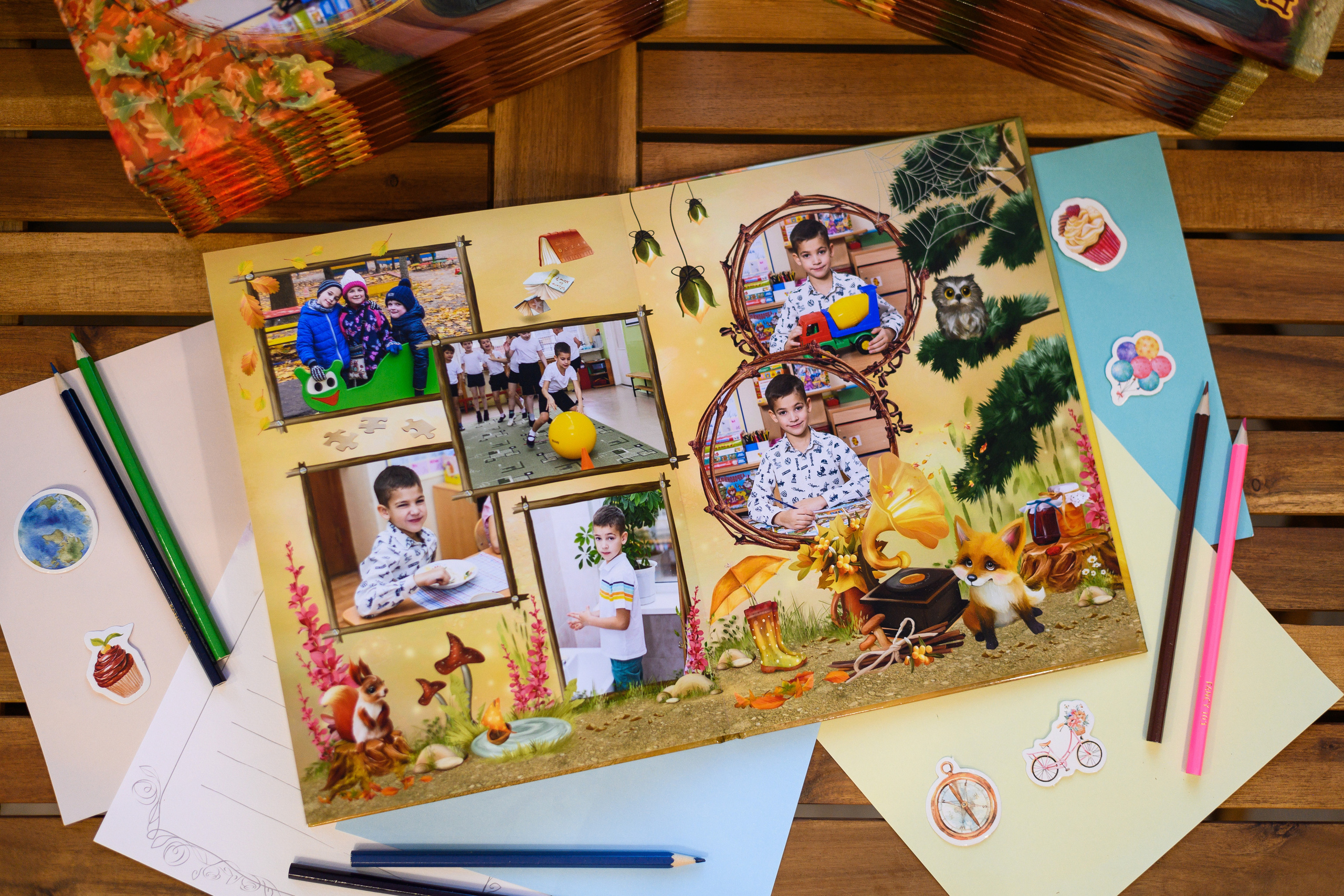 ДС ЛеснойОсенний. Выпускные альбомы в Подольске Москве и МО