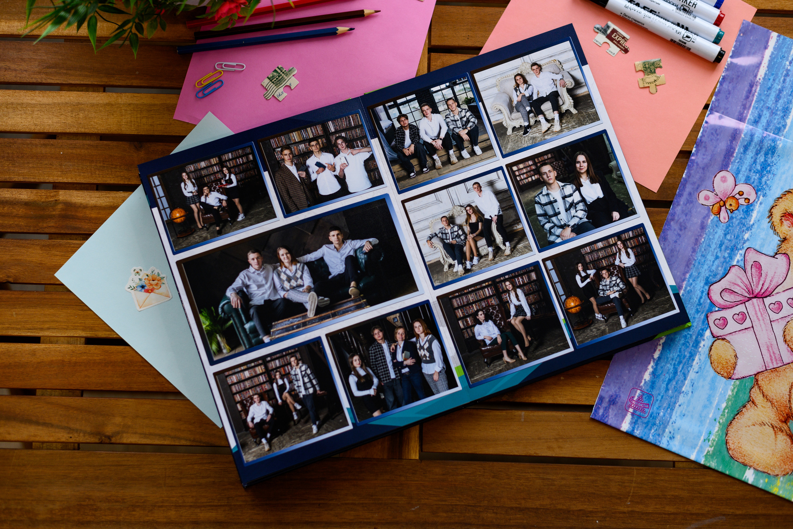 СШ Синий. Выпускные альбомы в Подольске Москве и МО