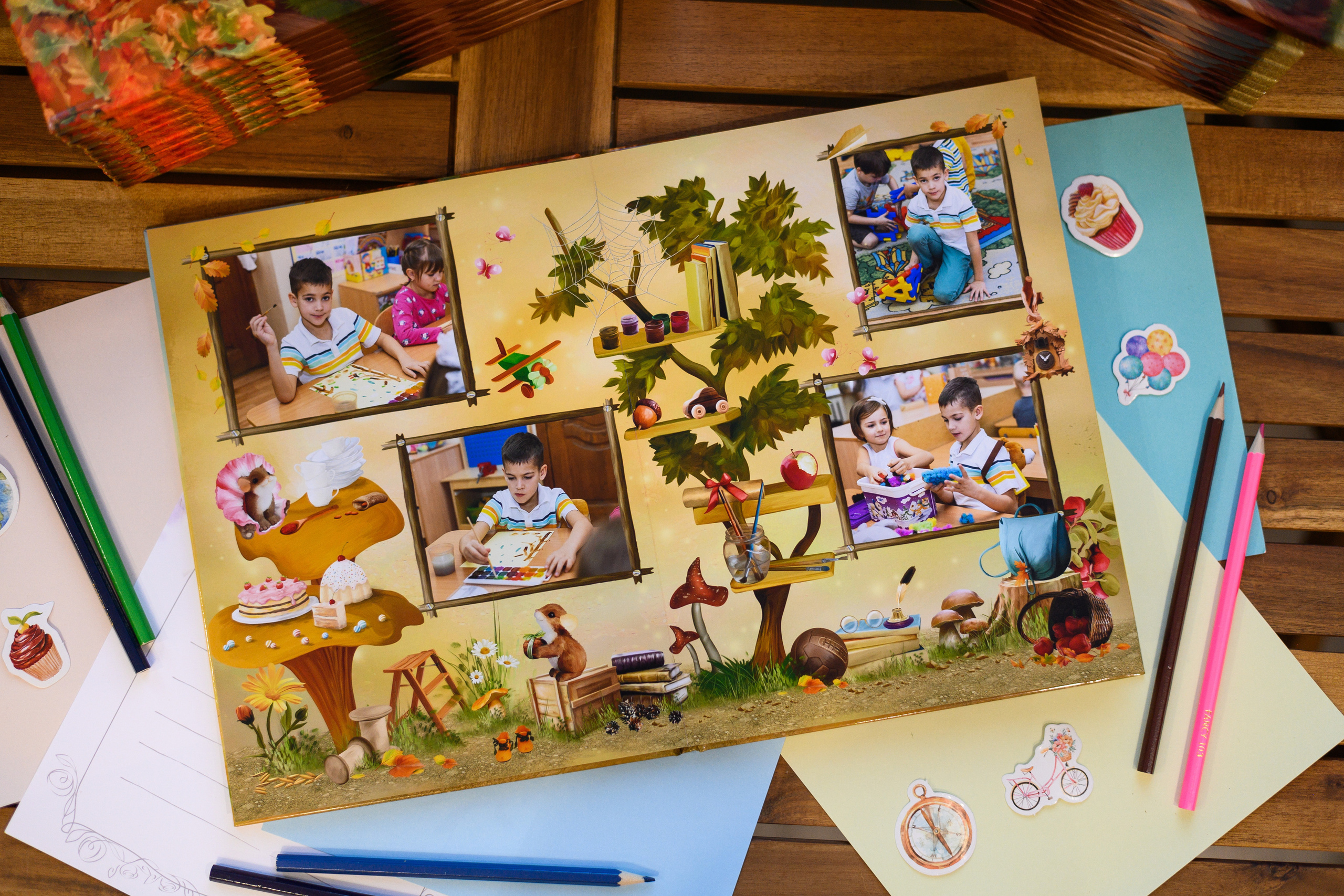 ДС ЛеснойОсенний. Выпускные альбомы в Подольске Москве и МО