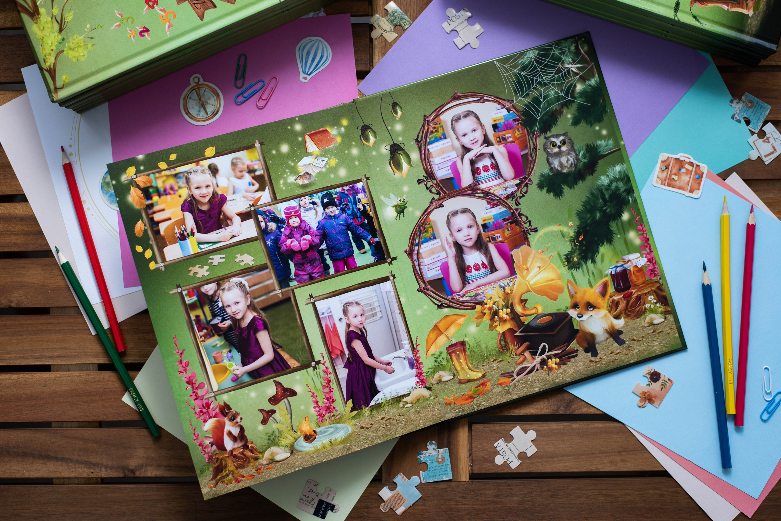 Альбом на 5 разворотов. Выпускные альбомы в Подольске Москве и МО