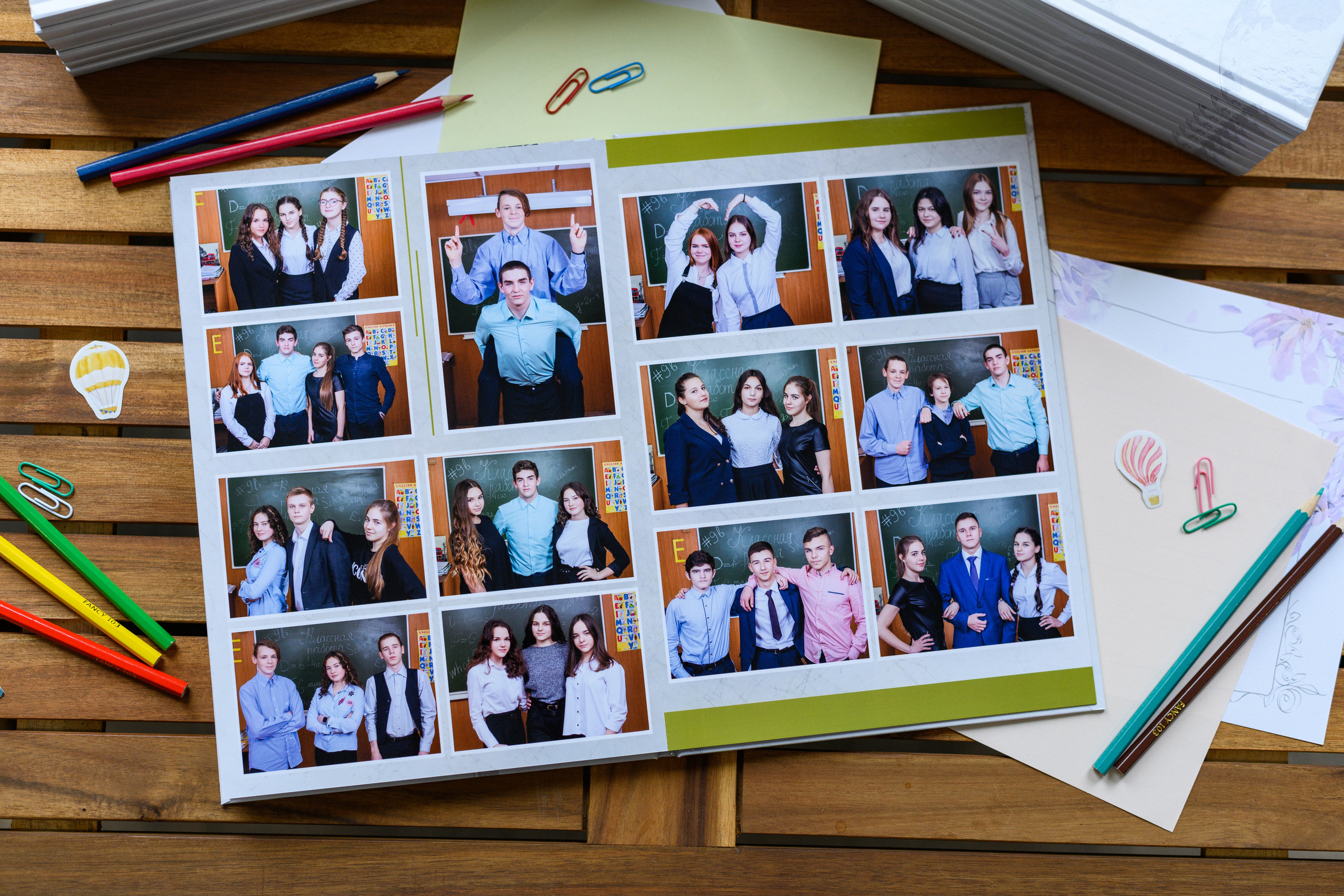 Альбом на 5 разворотов. Выпускные альбомы в Подольске Москве и МО