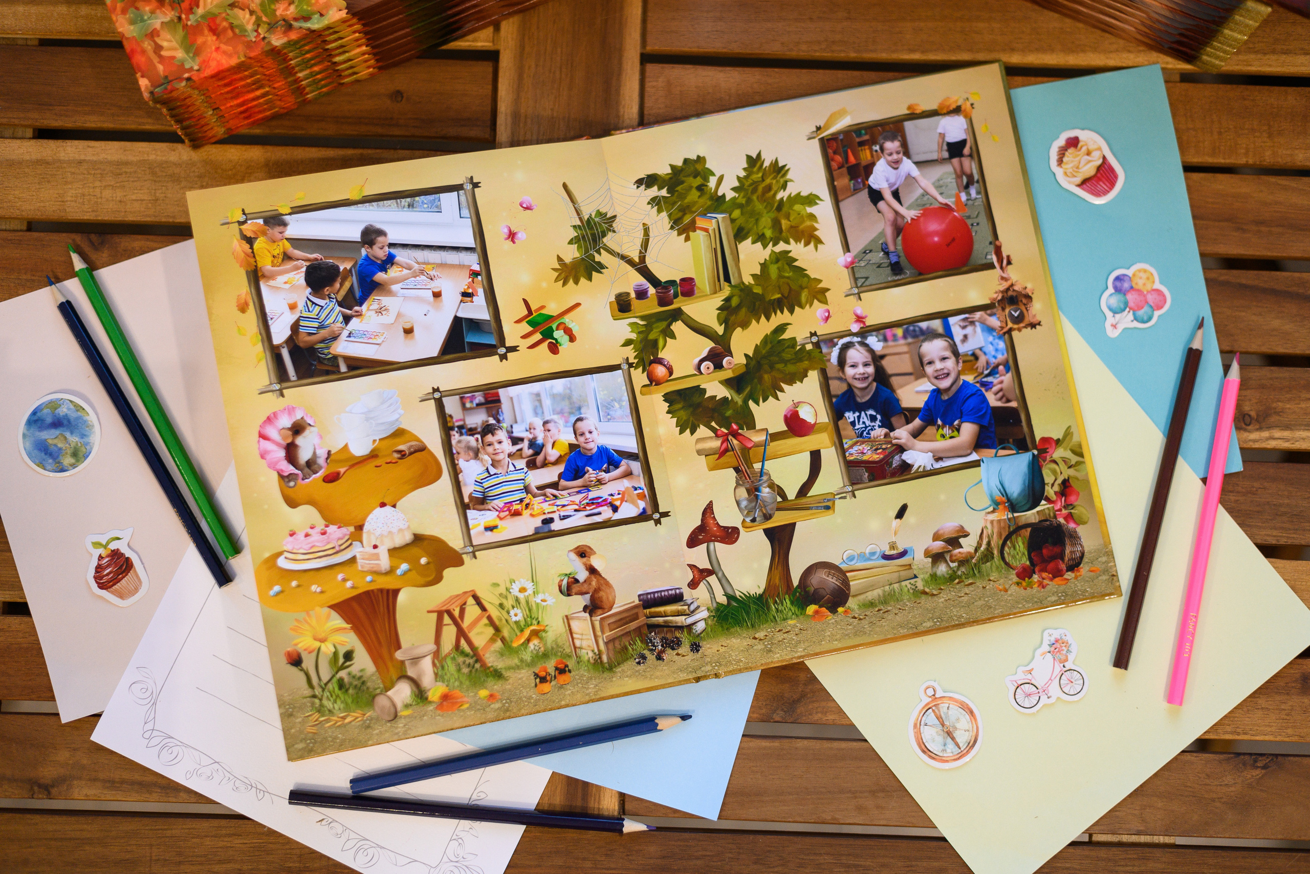 ДС ЛеснойОсенний. Выпускные альбомы в Подольске Москве и МО