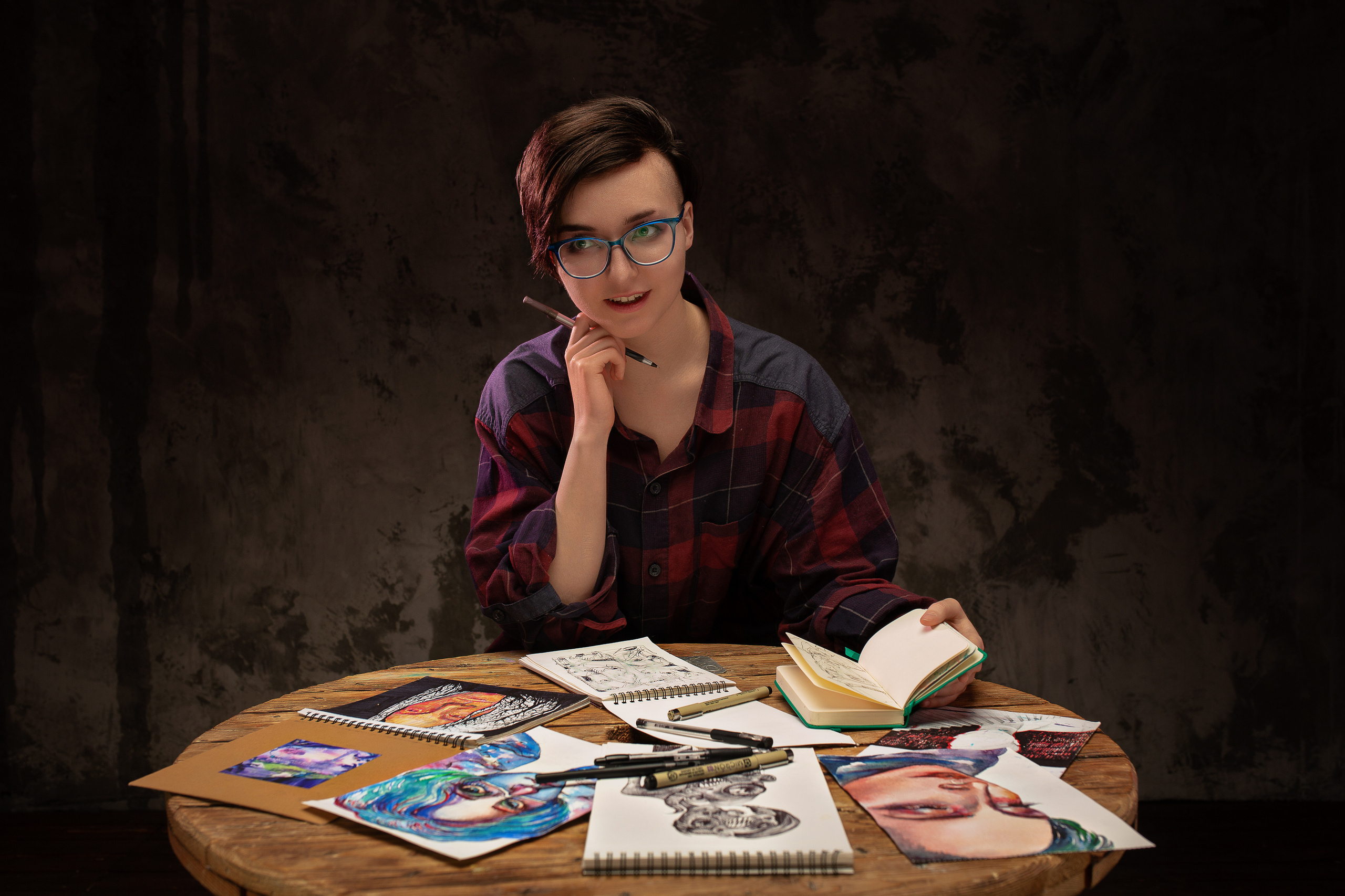 портрет постоновочный