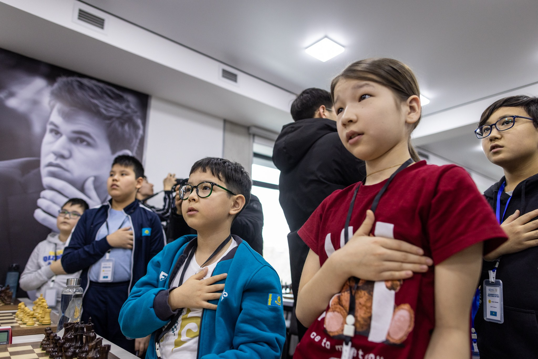 2025.02.01 KAZAKHMYS Youth Team Chess CUP 2025 — Opening Ceremony. Фотограф Анна Штурман (репортажная съёмка любых событий и мероприятий) Anna Shtourman photographer