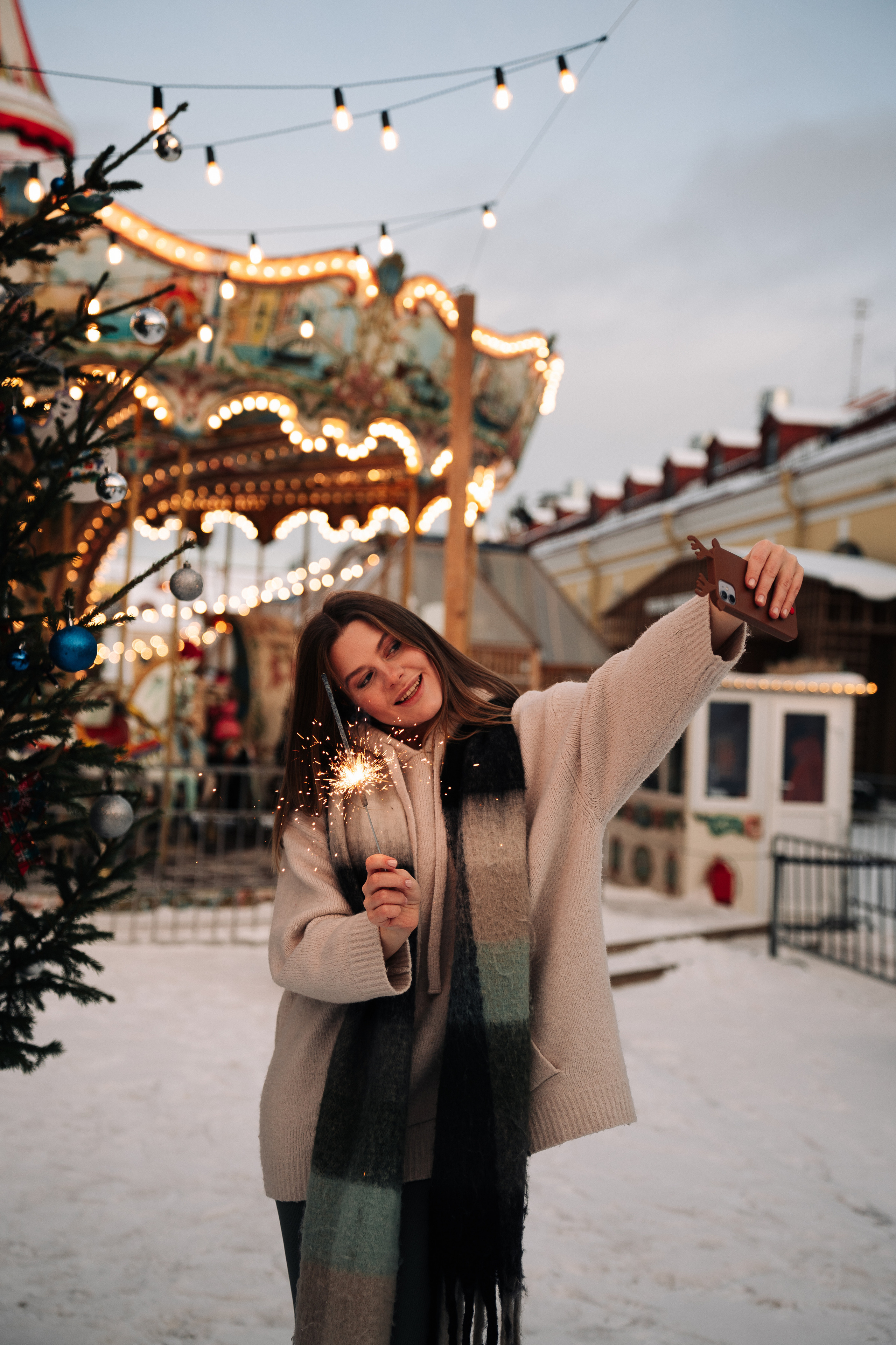 Новый год в Никольских. Рита. Фотограф Всеволод Емелин