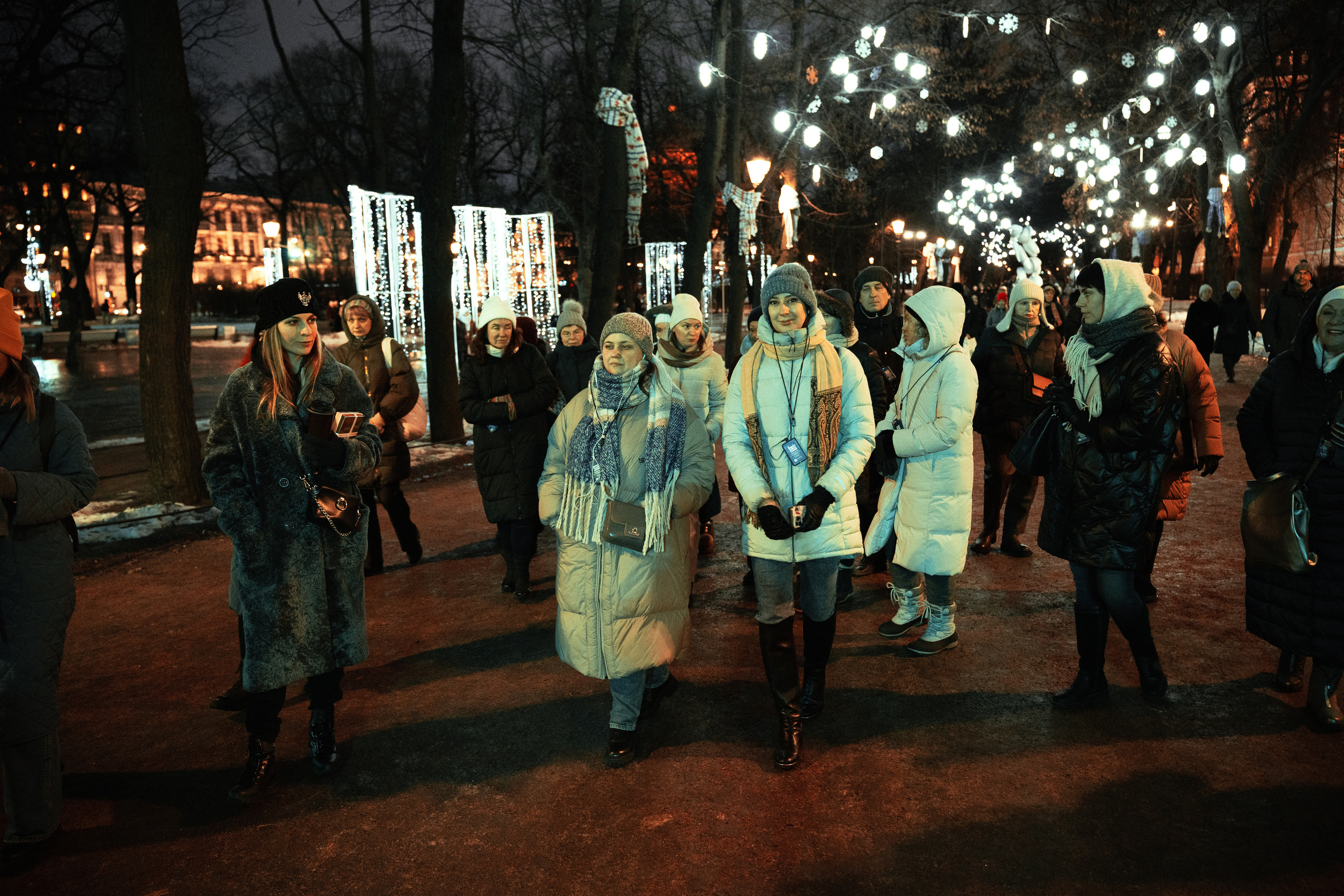 Новогодняя экскурсия. Фотограф Всеволод Емелин