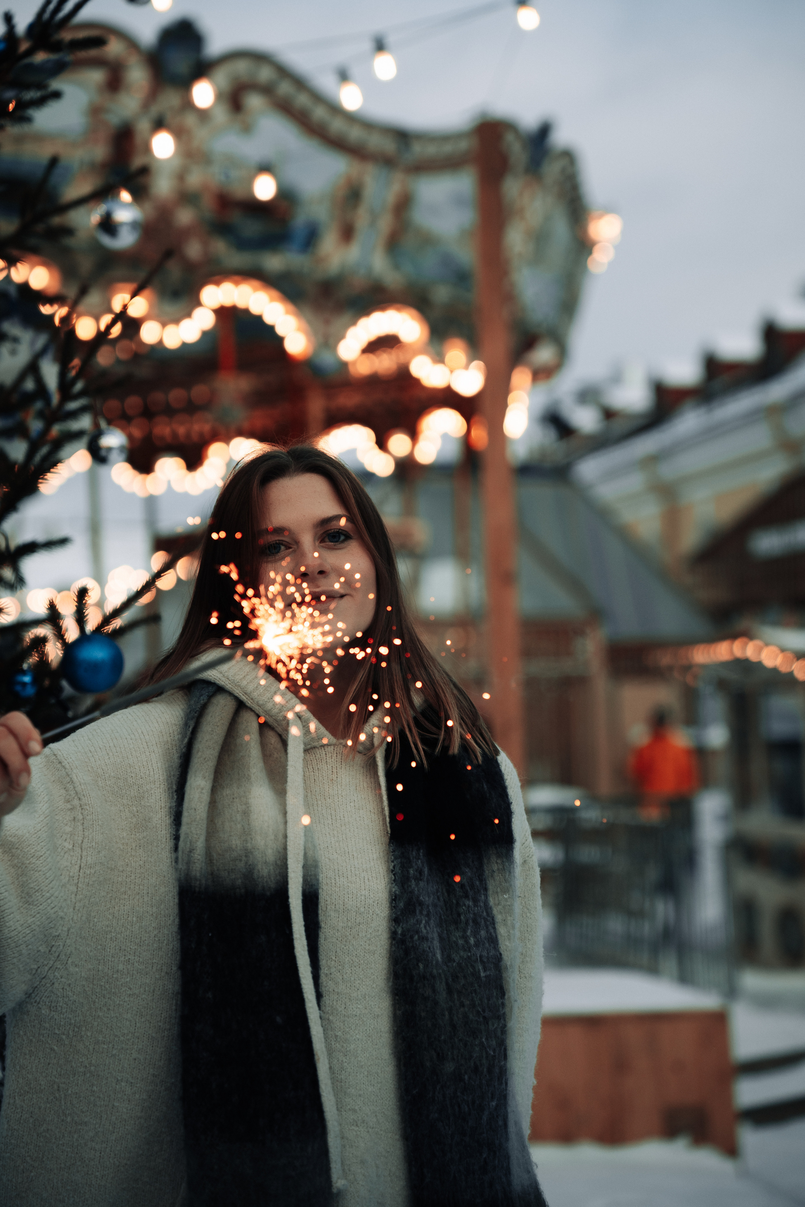 Новый год в Никольских. Рита. Фотограф Всеволод Емелин