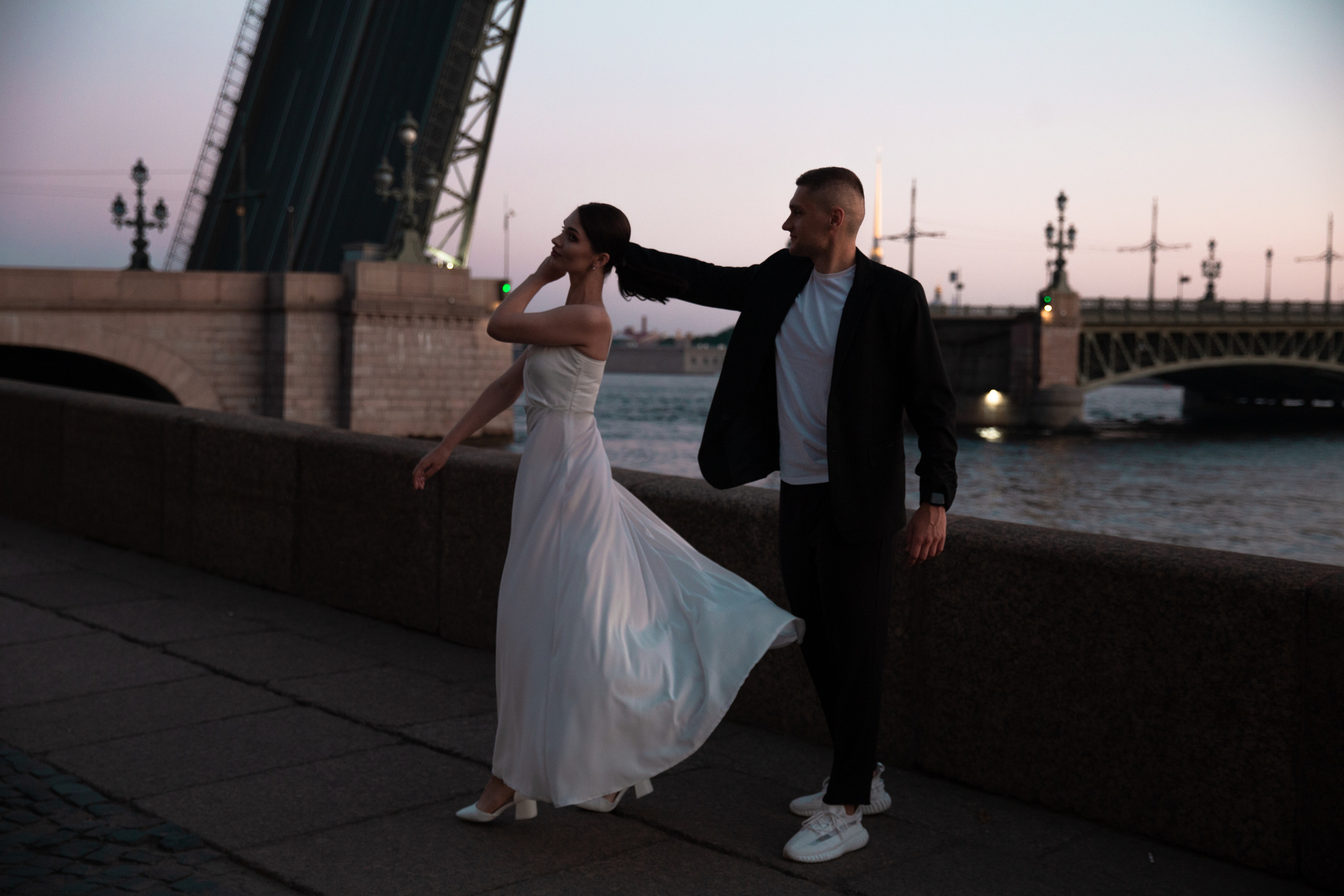 Ночные мосты. Фотограф Всеволод Емелин
