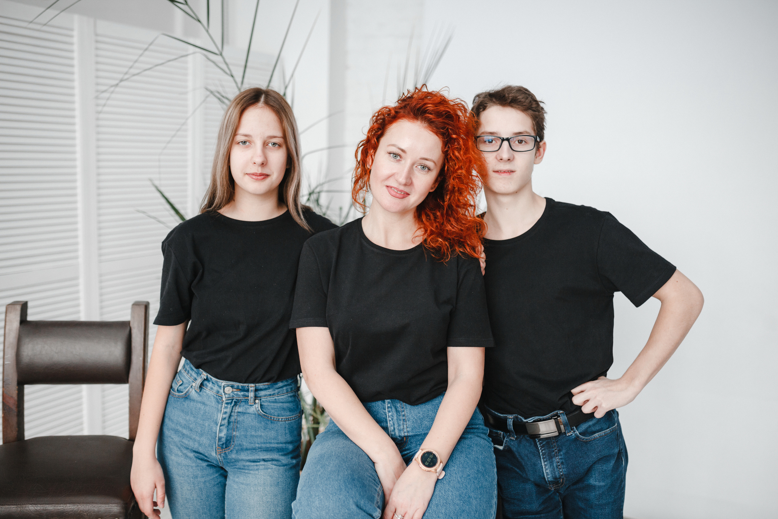 семейная фотосессия в студии Уильям Томсон Томск