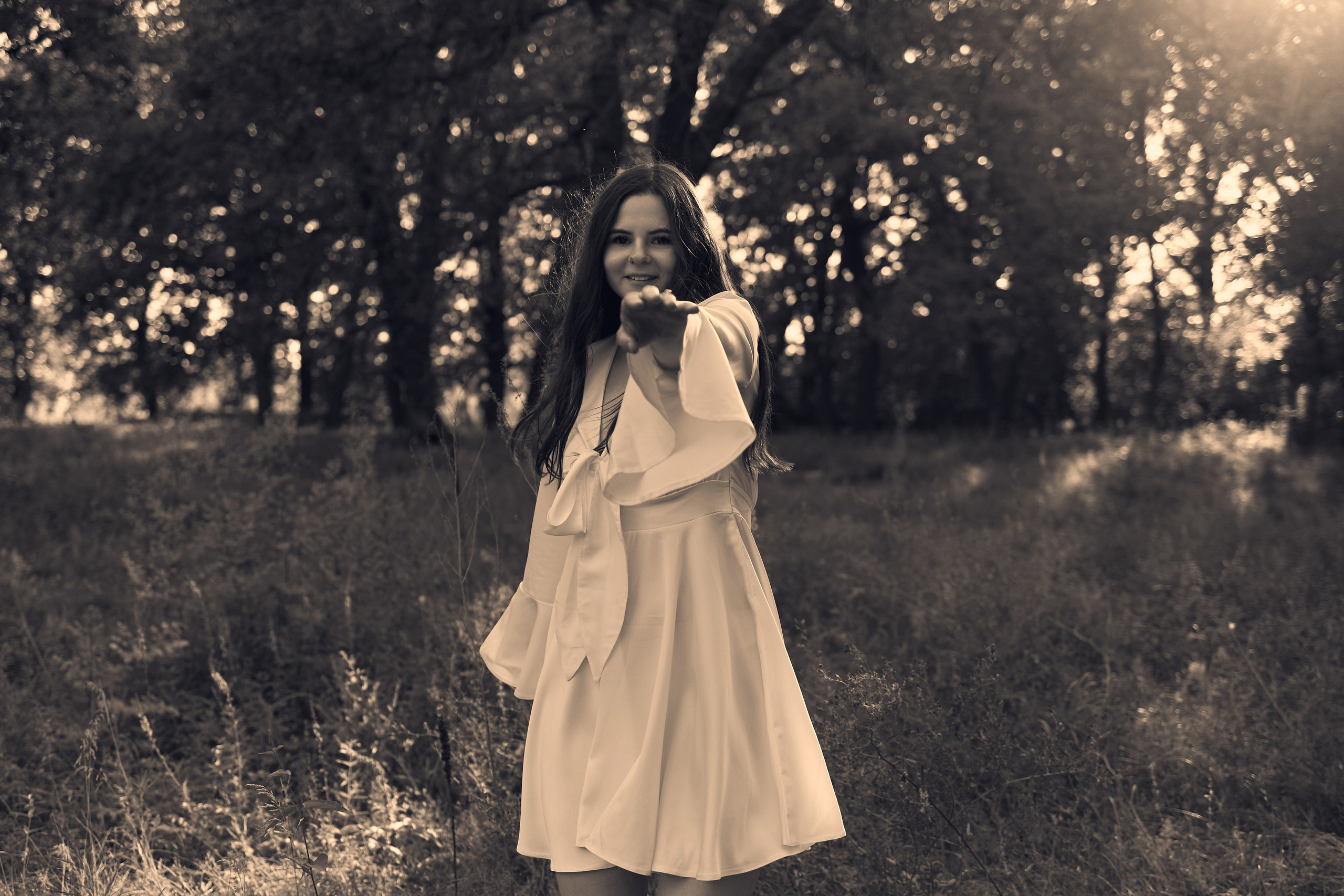 Индивидуальная съемка в летнем лесу. Формат «Для себя». Фотограф Волгоград Дмитрий Туманов