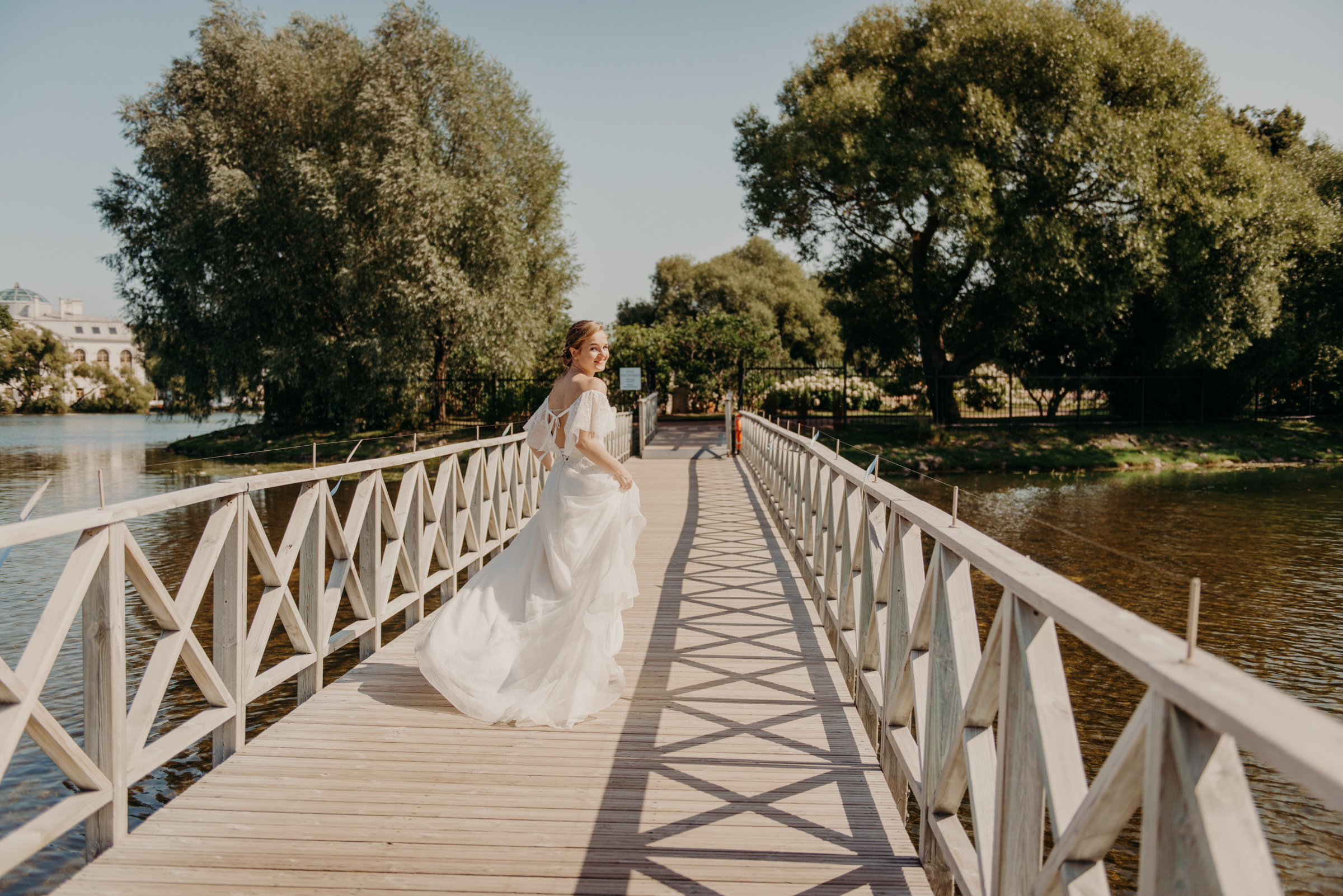 свадебная фотосессия в Царицыном павильоне