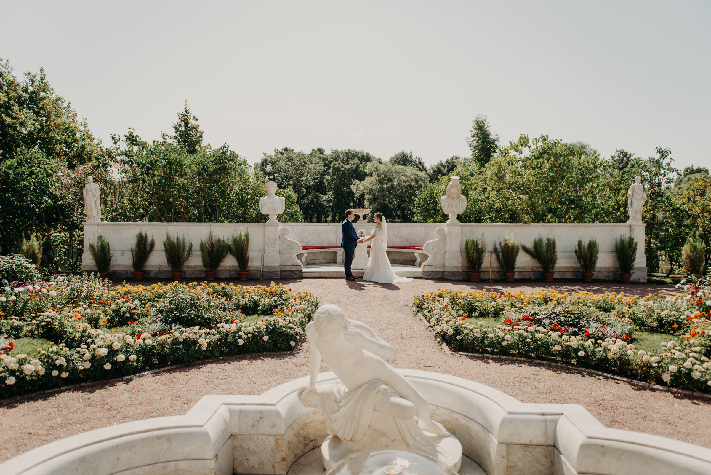 свадебная фотосессия в Царицыном павильоне