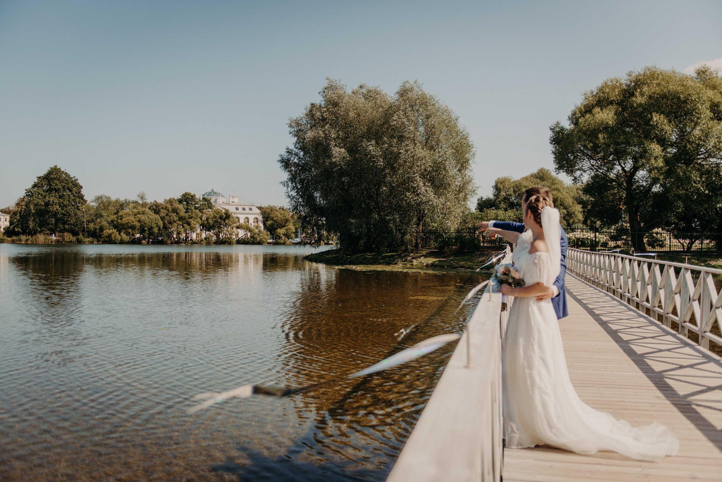 свадебная фотосессия в Царицыном павильоне