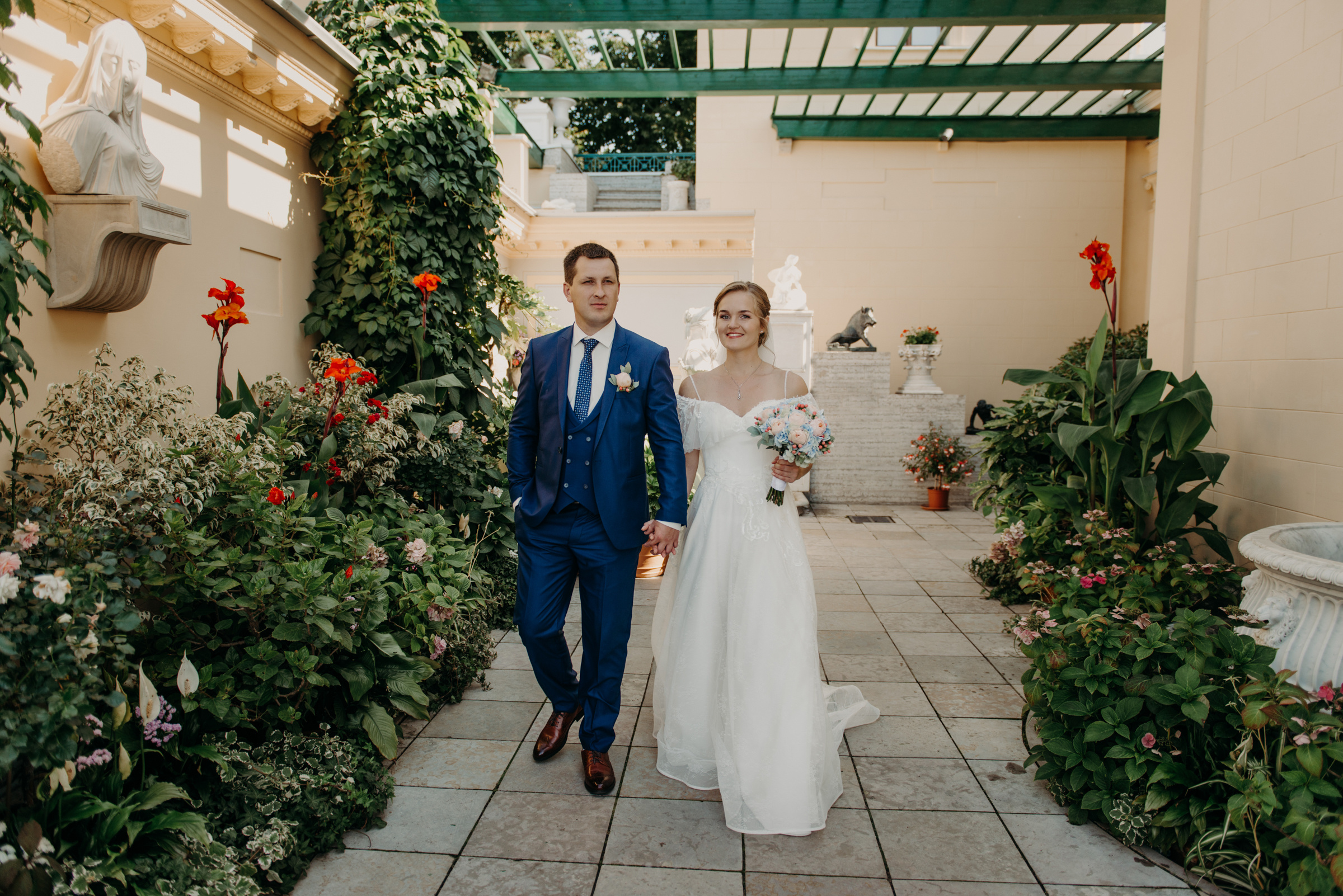 свадебная фотосессия в Царицыном павильоне