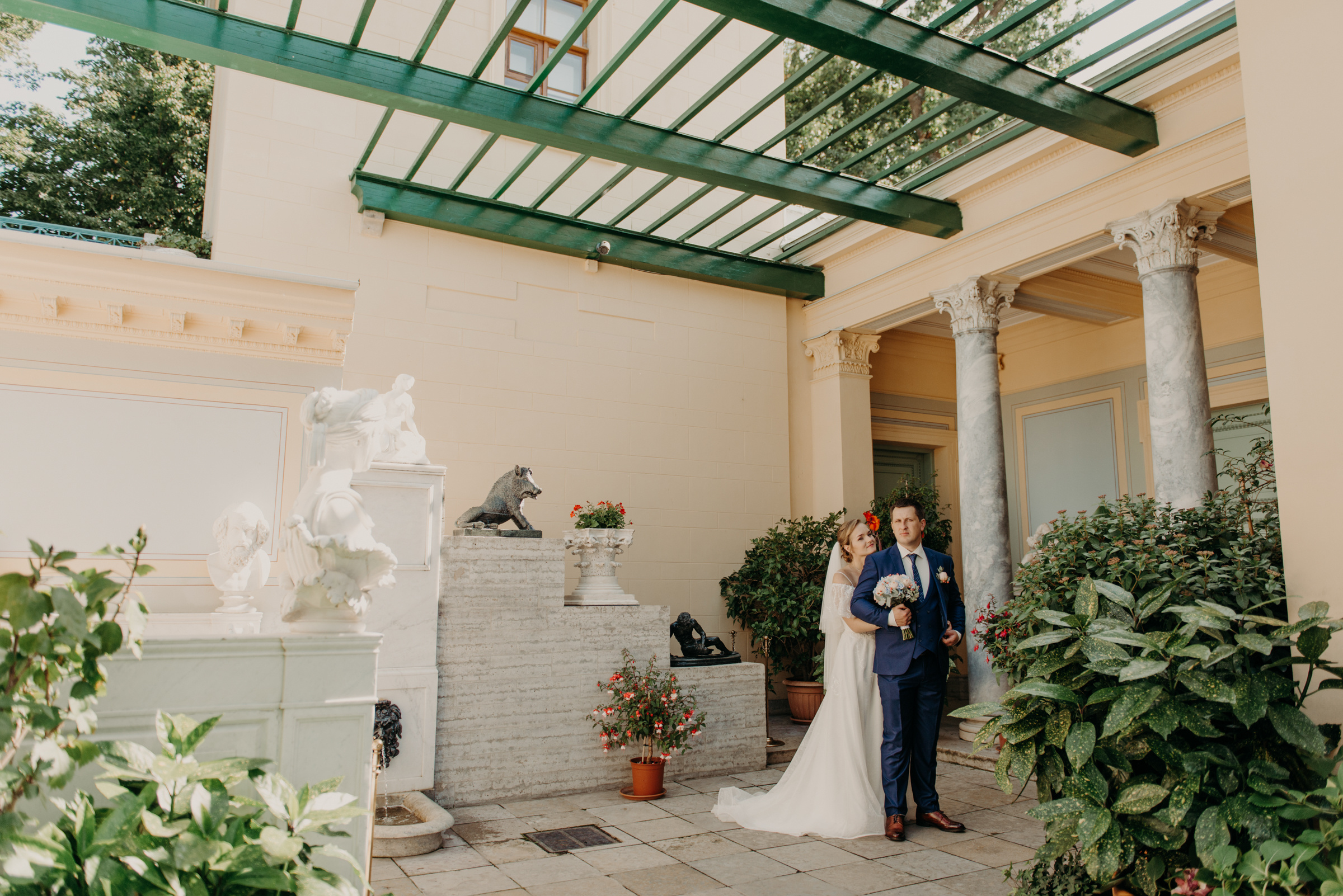 свадебная фотосессия в Царицыном павильоне