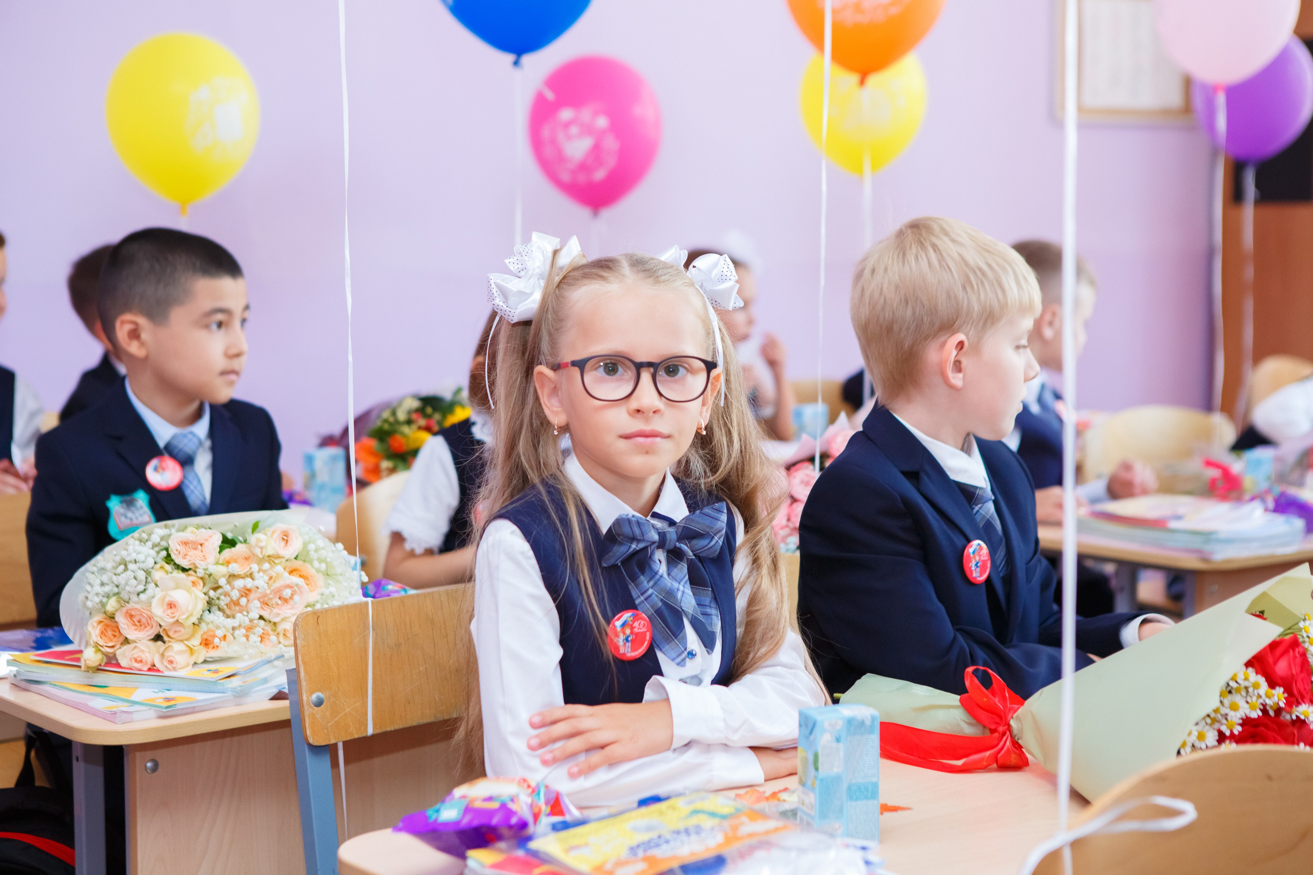 1 СЕНТЯБРЯ 2023Г. «ПЕРВЫЙ РАЗ В ПЕРВЫЙ КЛАСС». Школьный фотограф Наталья Егорова