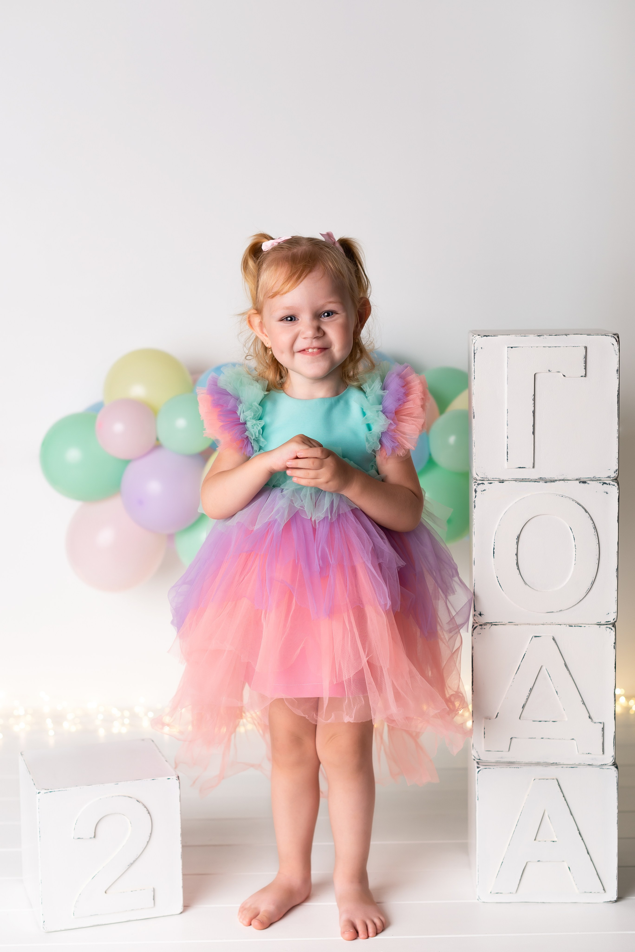 День рождения — 2 года. Детская фотостудия «Мандаринка» | Детский фотограф Краснодар