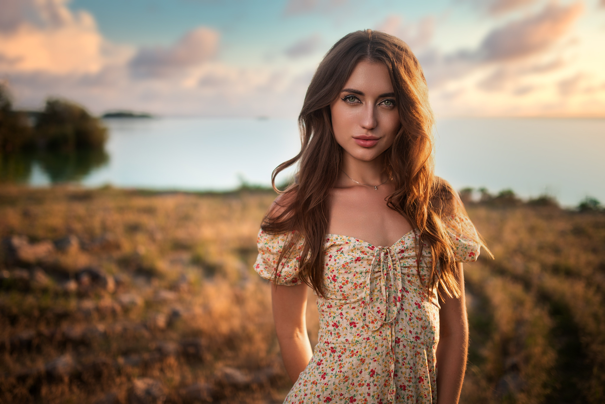 Летний фотосет с Анастасией в поле в формате для «себя»