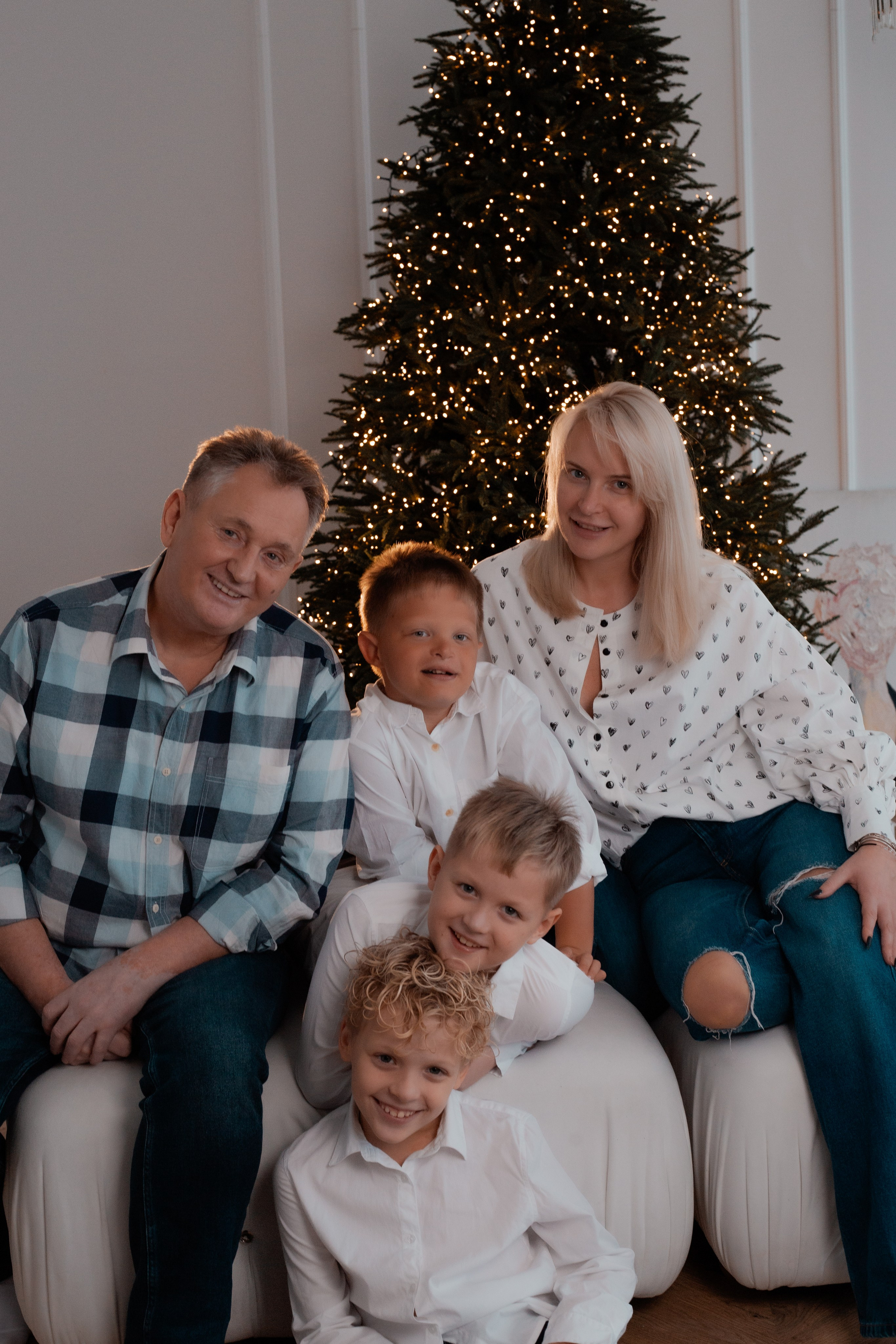 Инна с семьёй