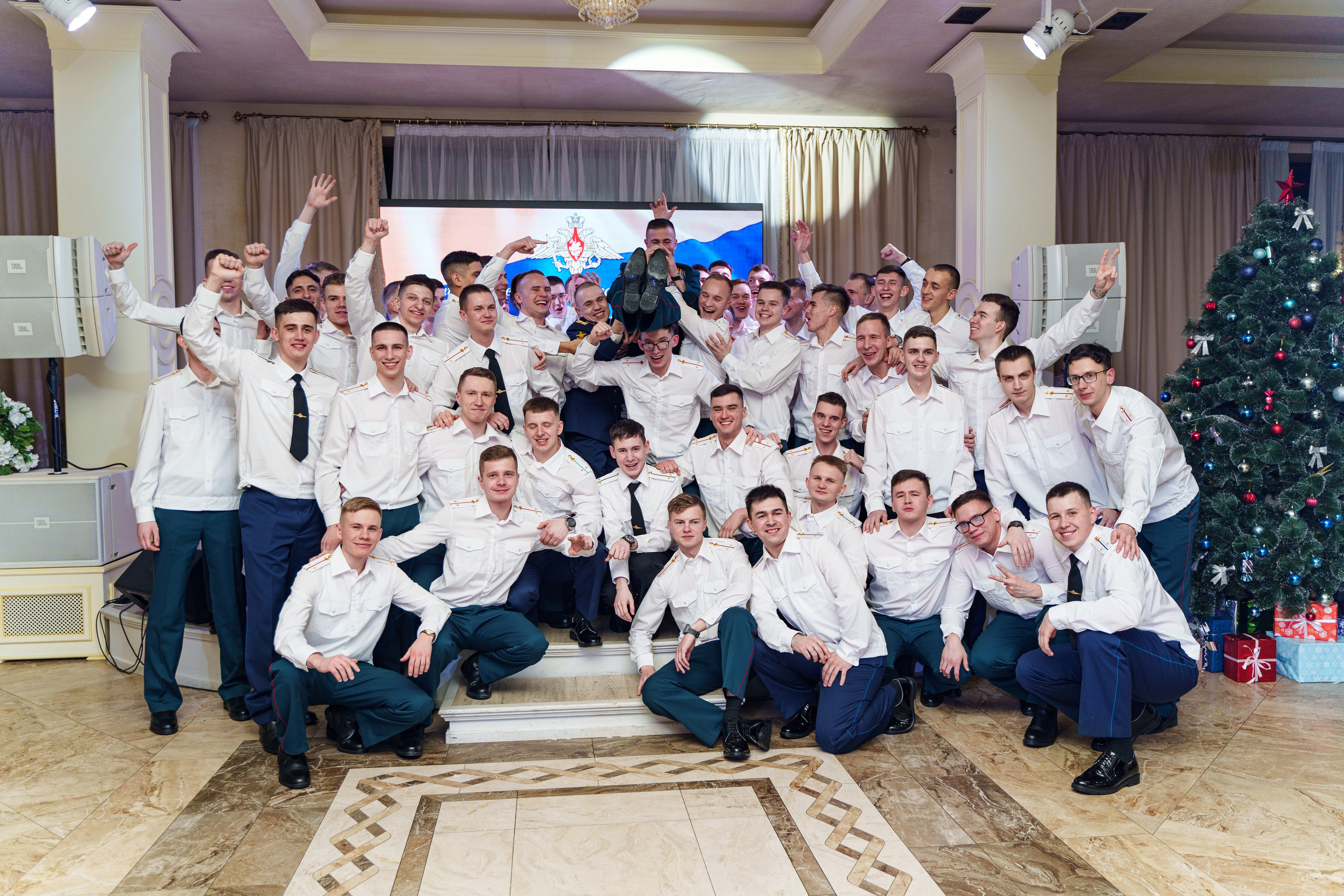 Фотосъемка выпуска военной академии и вручение дипломов