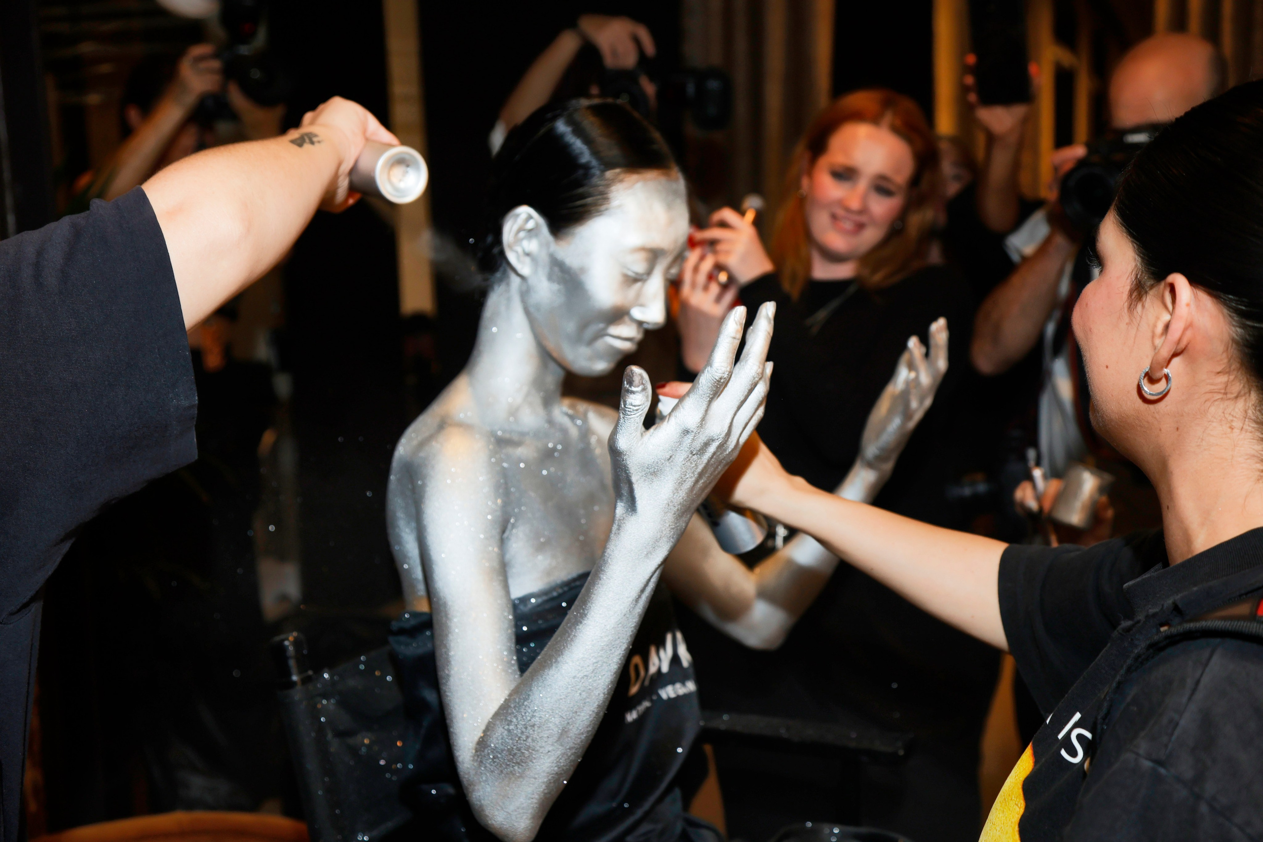 Mariam Seddiq AFW2025 Resort CHROMA, BTS. Maria Poleshchuk, commercial photographer in Sydney