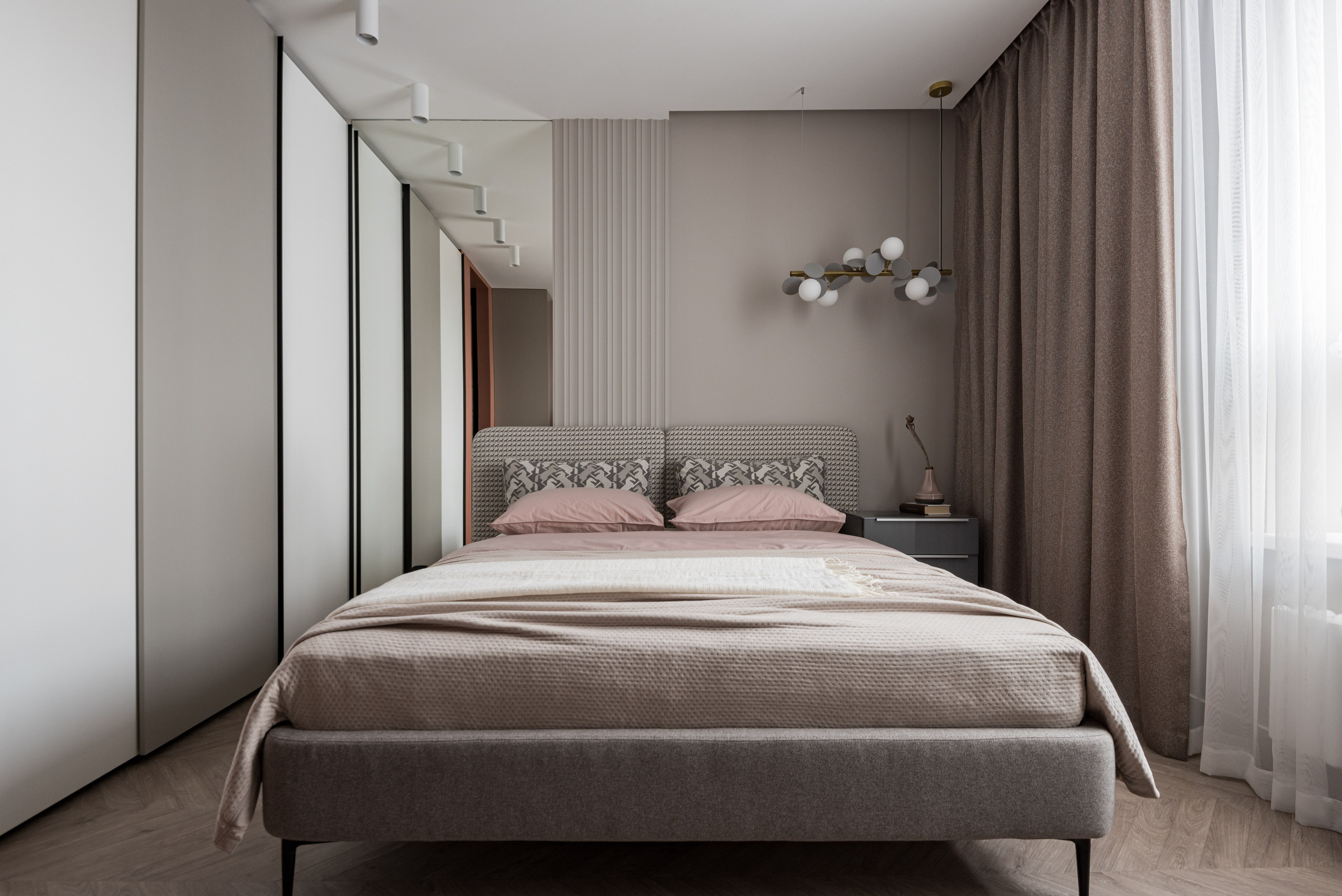 Квартира для молодого человека. Дизайнер Анна Хащенко. Мебель на заказ