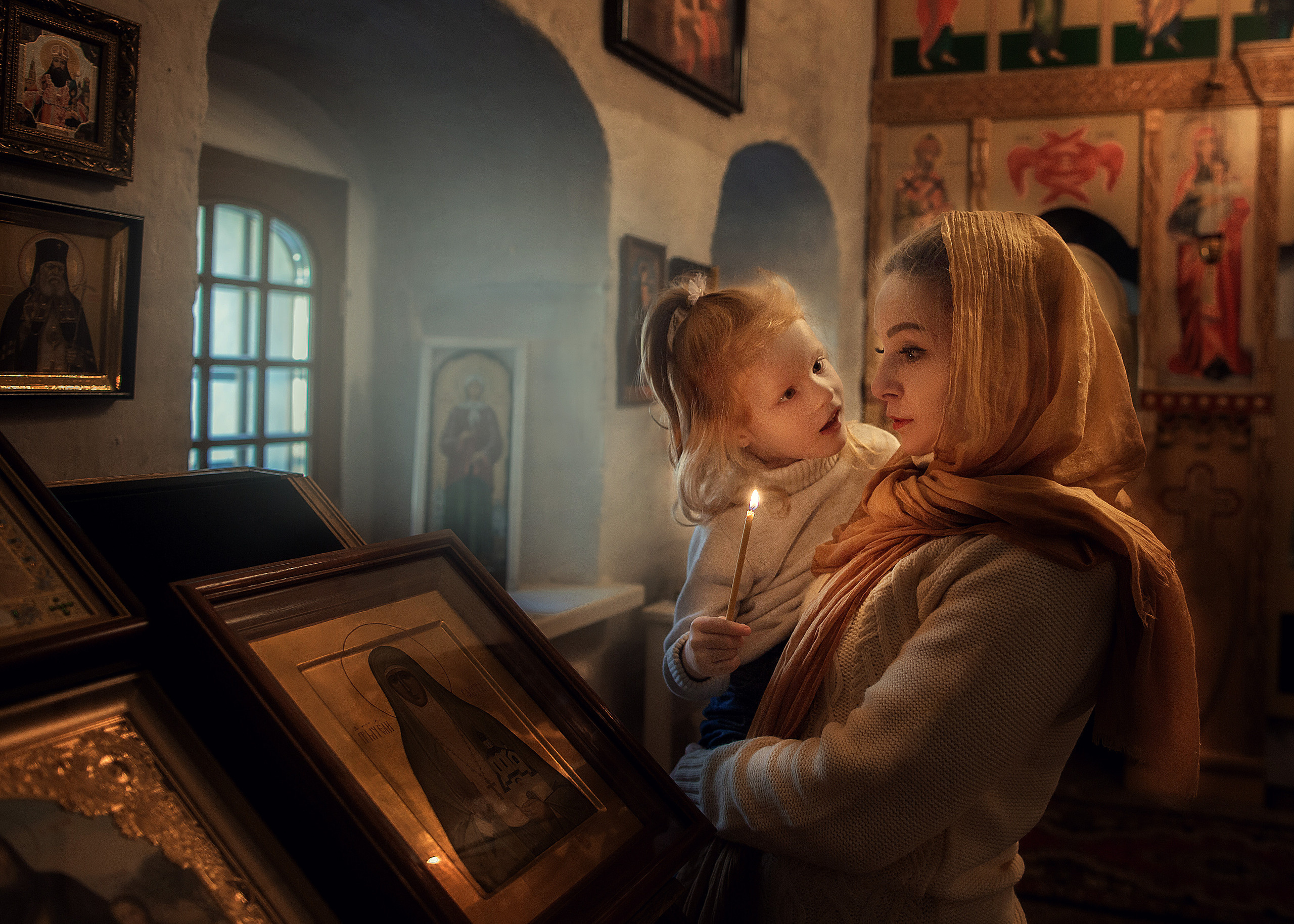 Катя и Лиза. Фотограф на крестины