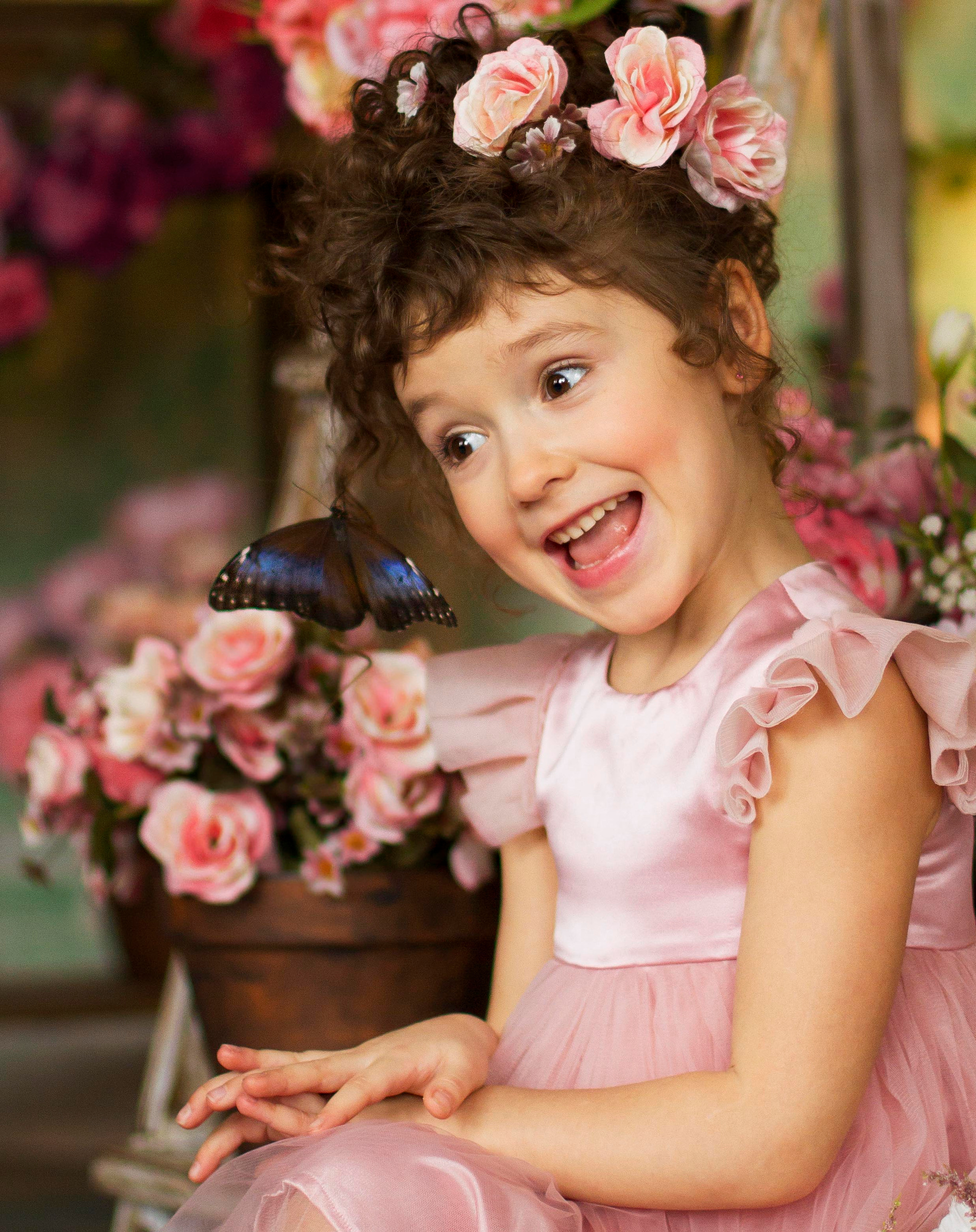 Фотосессия в студии. Фотограф на крестины