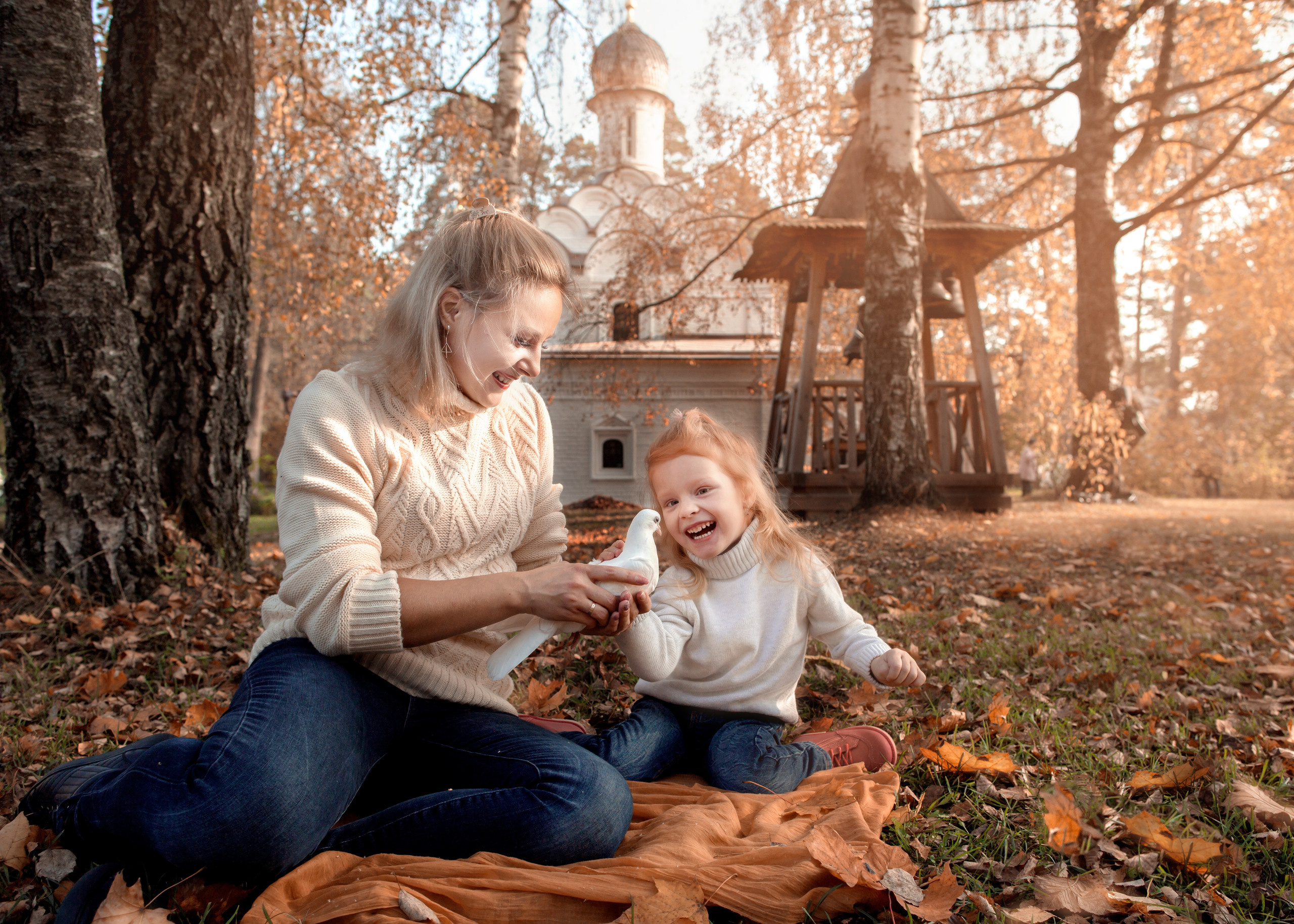 Катя и Лиза. Фотограф на крестины
