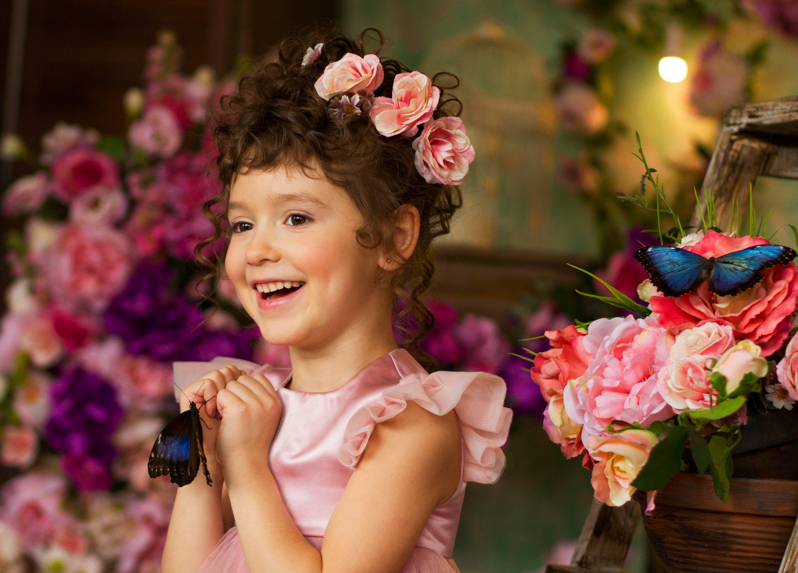 Фотосессия в студии. Фотограф на крестины