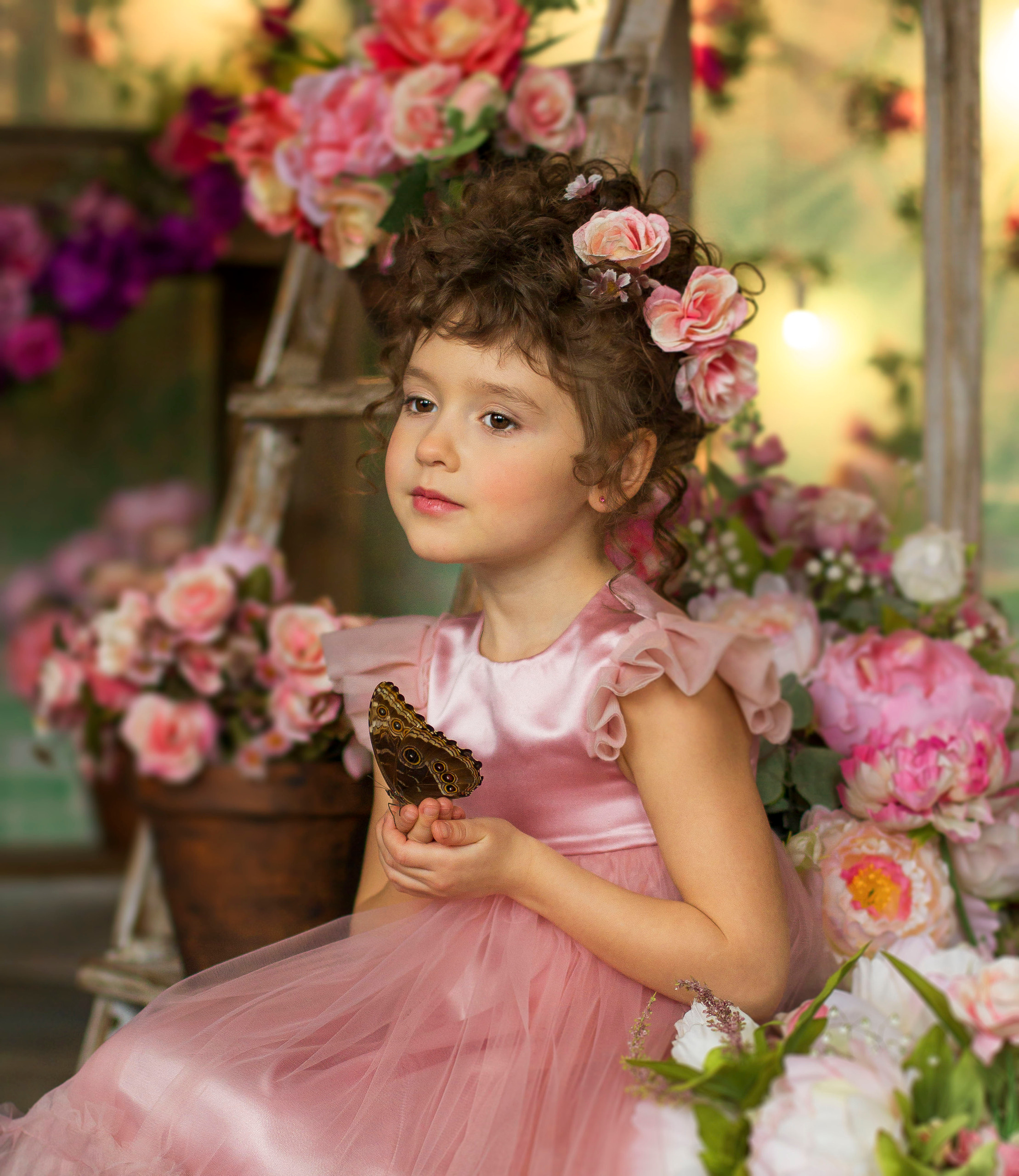 Фотосессия в студии. Фотограф на крестины