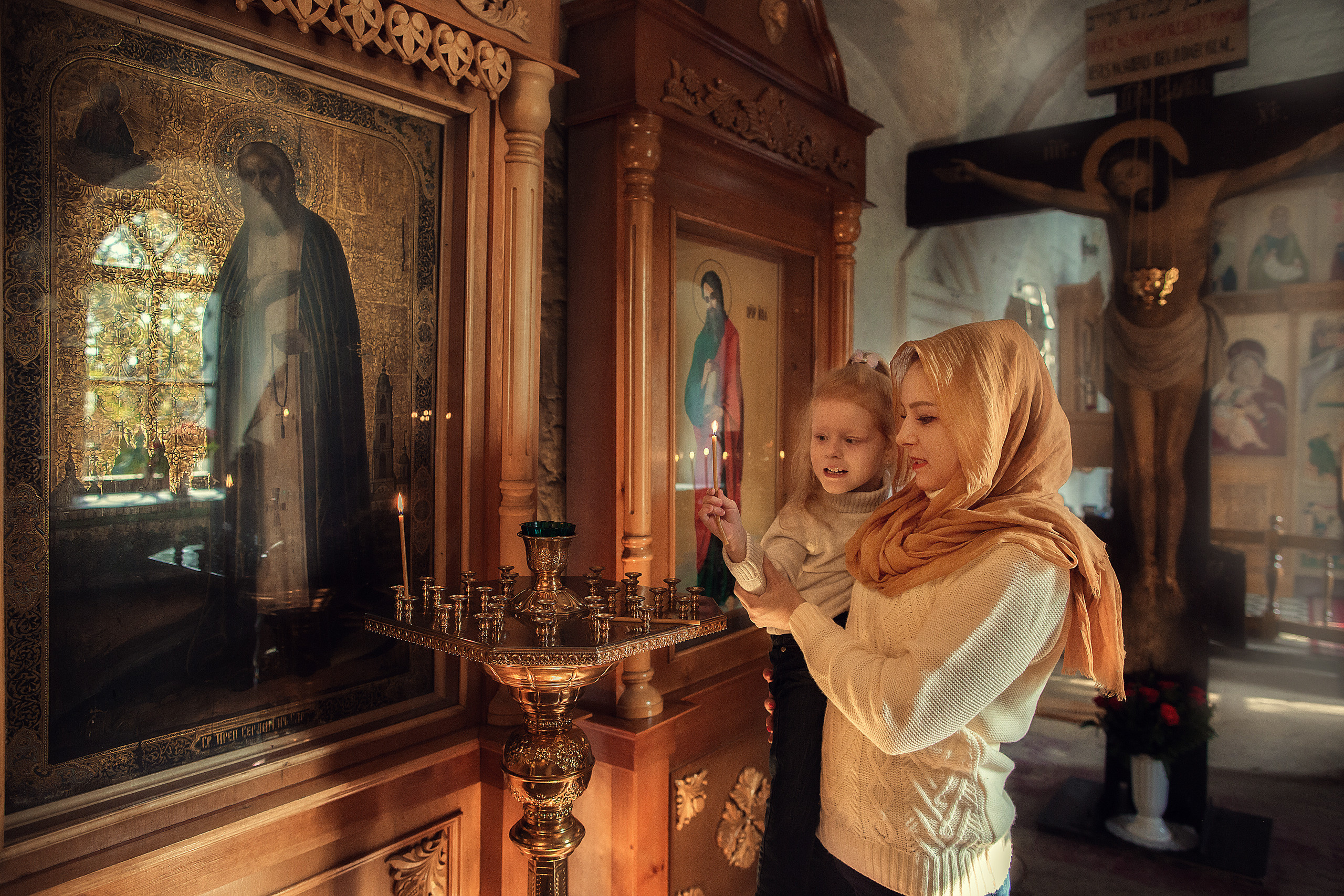 Катя и Лиза. Фотограф на крестины