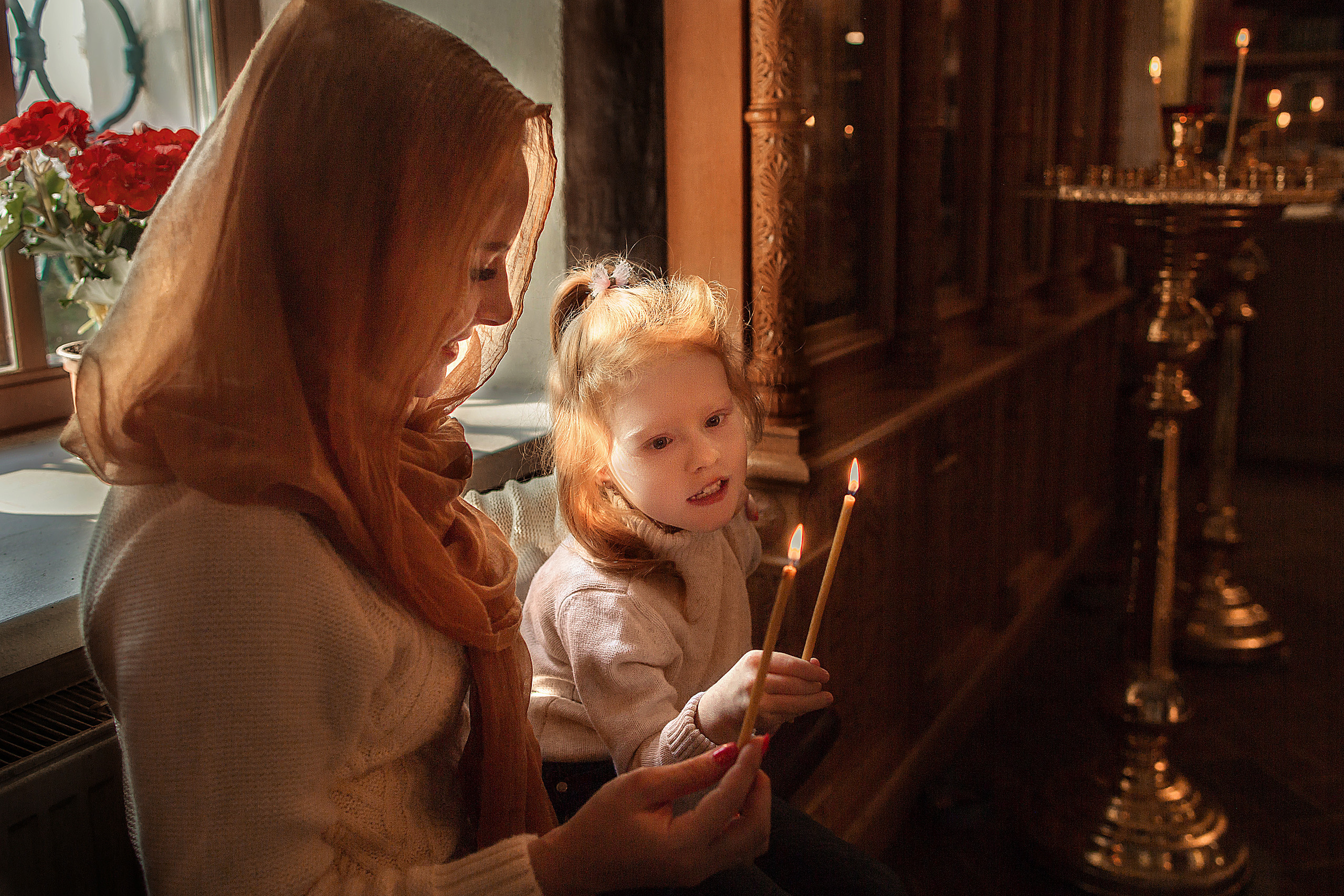 Катя и Лиза. Фотограф на крестины