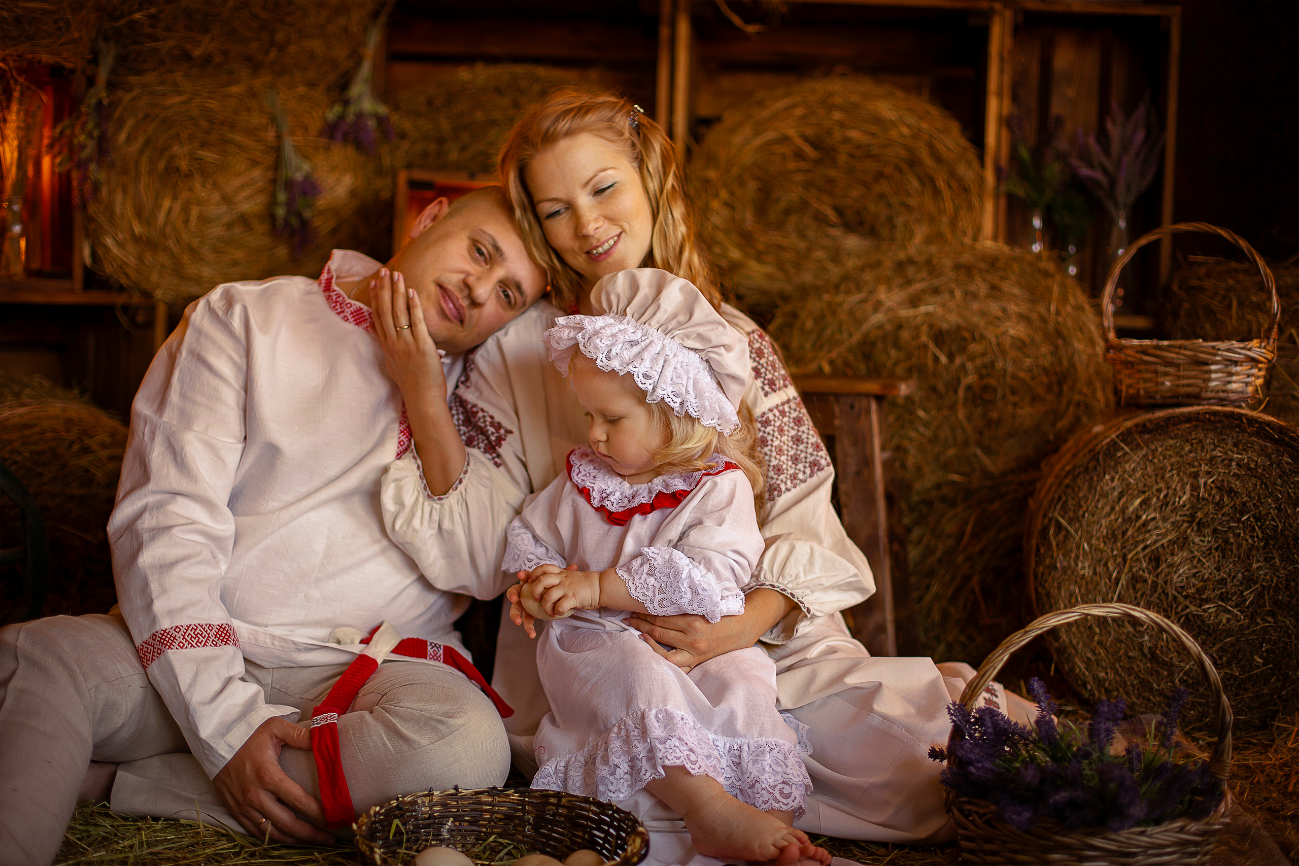 Фотосессия в студии. Фотограф на крестины