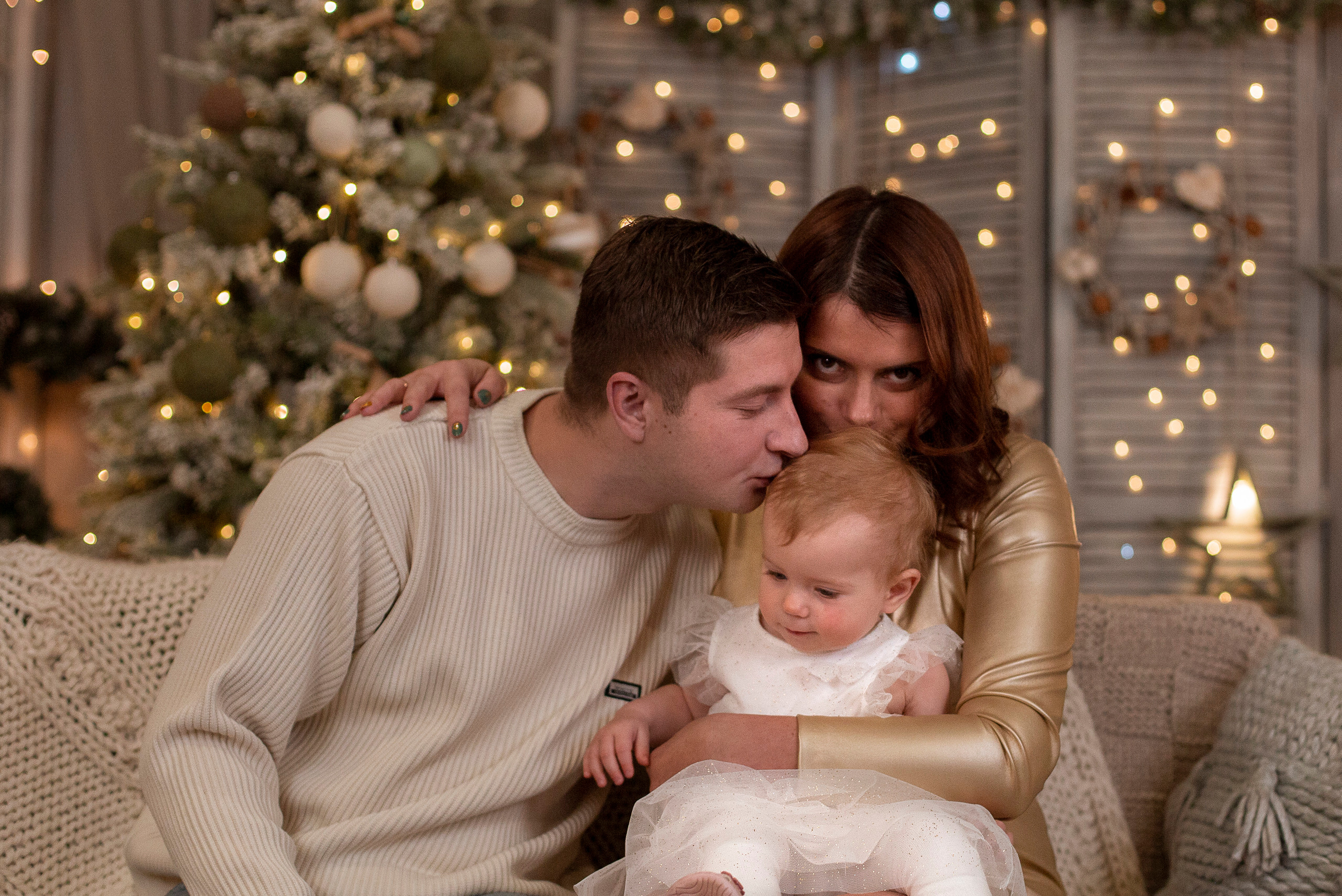 Фотосессия в студии. Фотограф на крестины