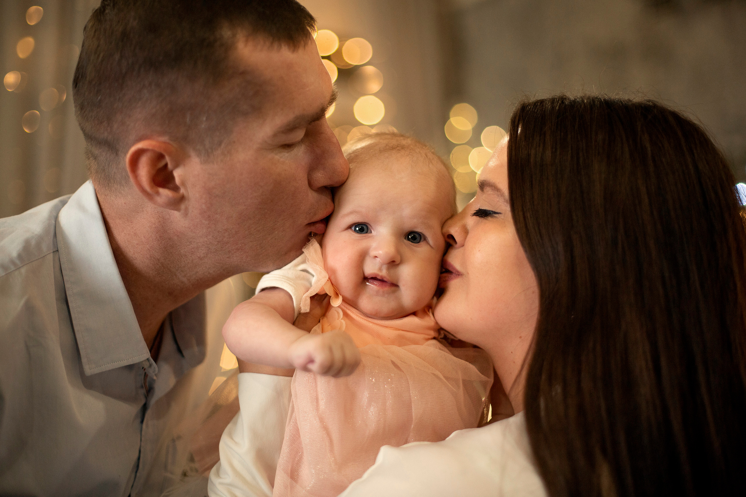 Фотосессия в студии. Фотограф на крестины