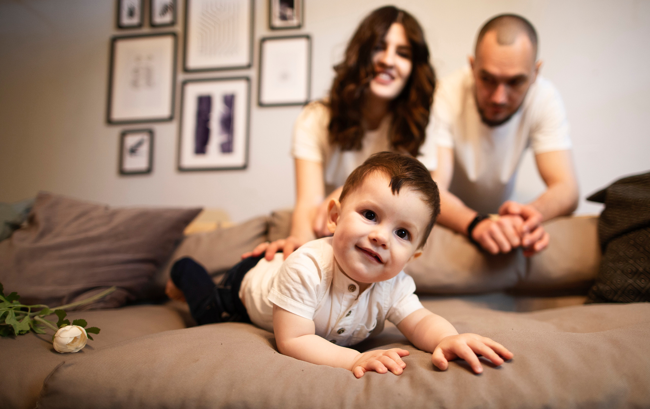 Фотосессия в студии. Фотограф на крестины