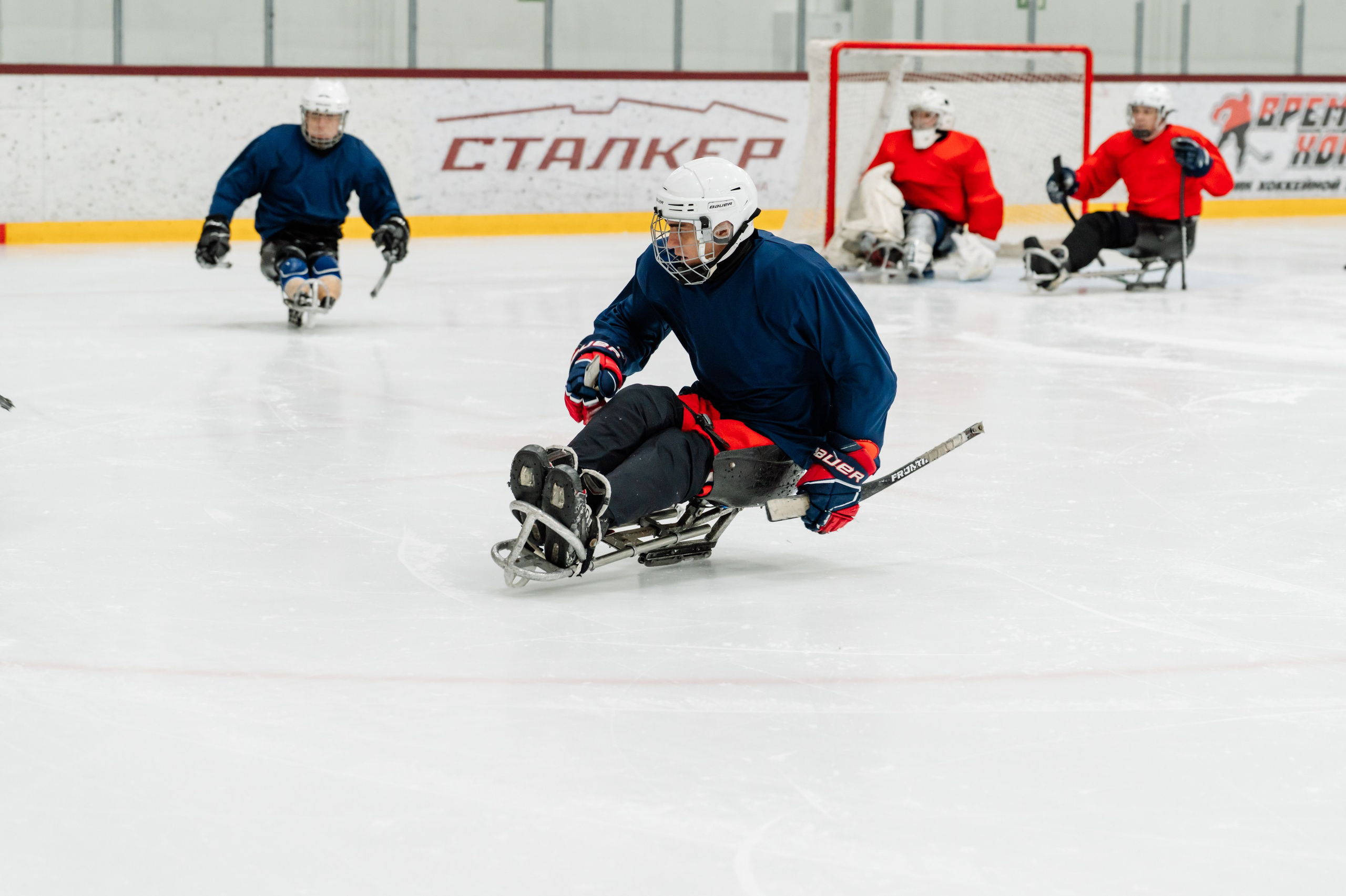 Игра в следж хоккей приуроченная 23.02.26 в арене Сталкер