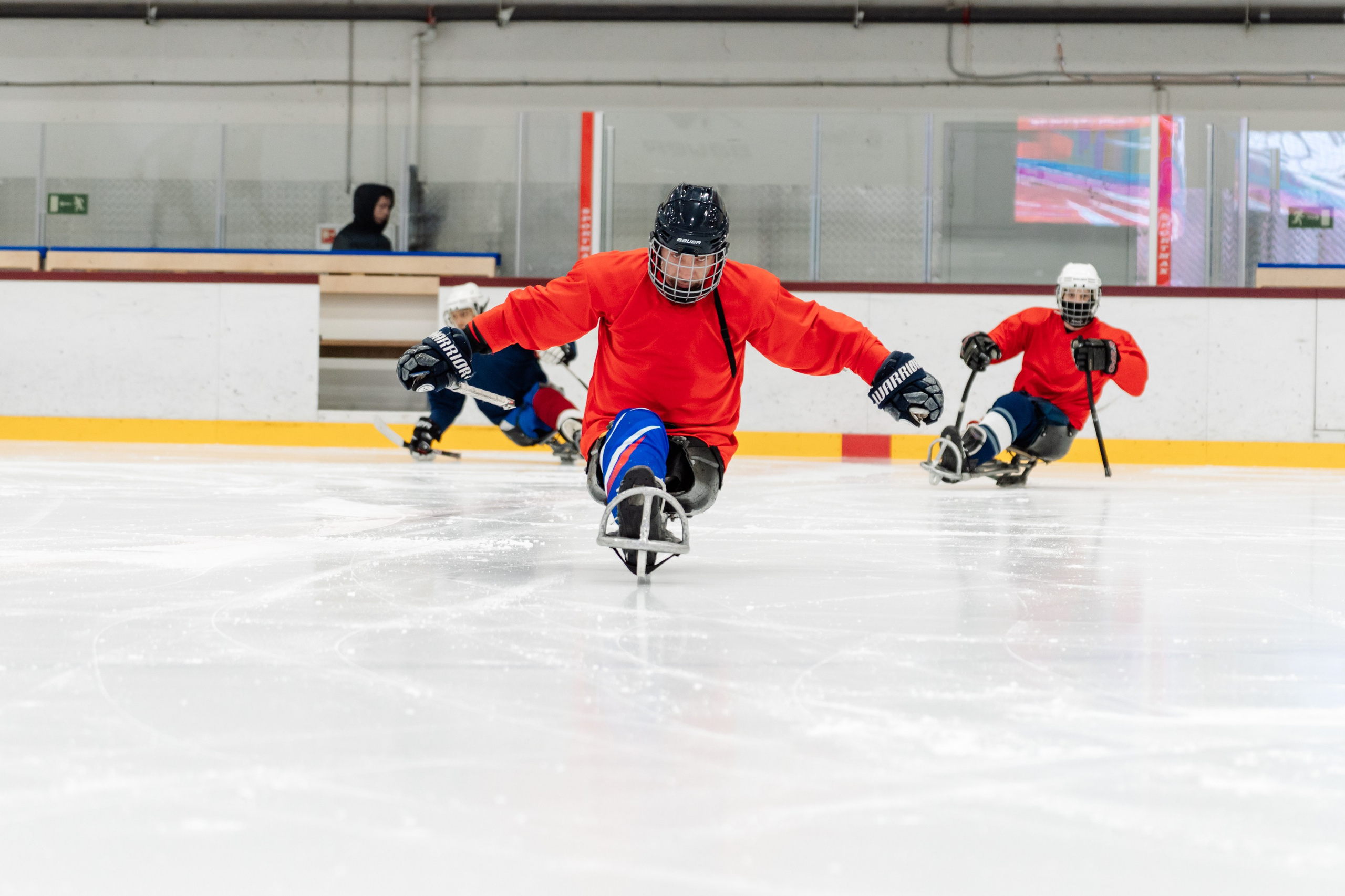 Игра в следж хоккей приуроченная 23.02.26 в арене Сталкер