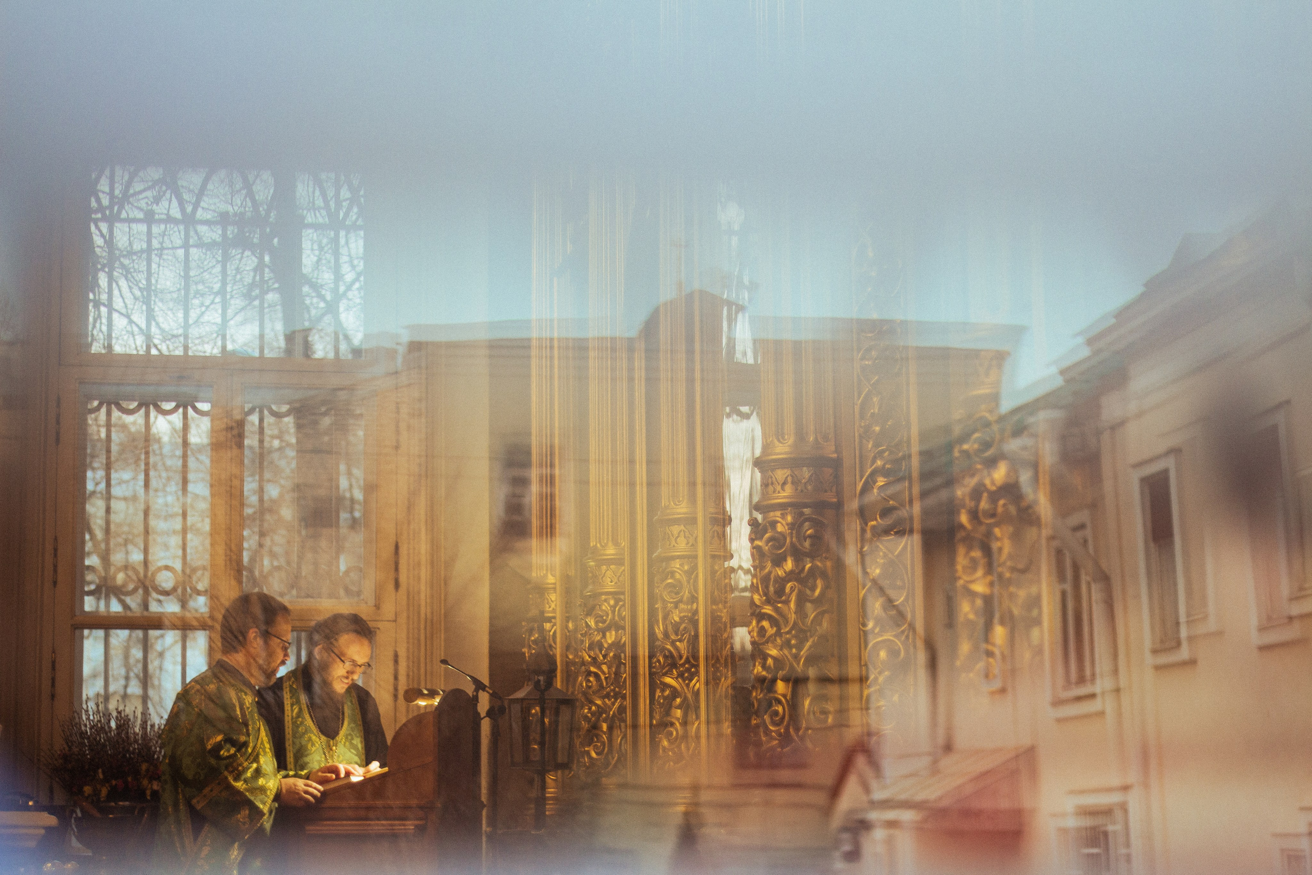 В храме. Мария Колесникова