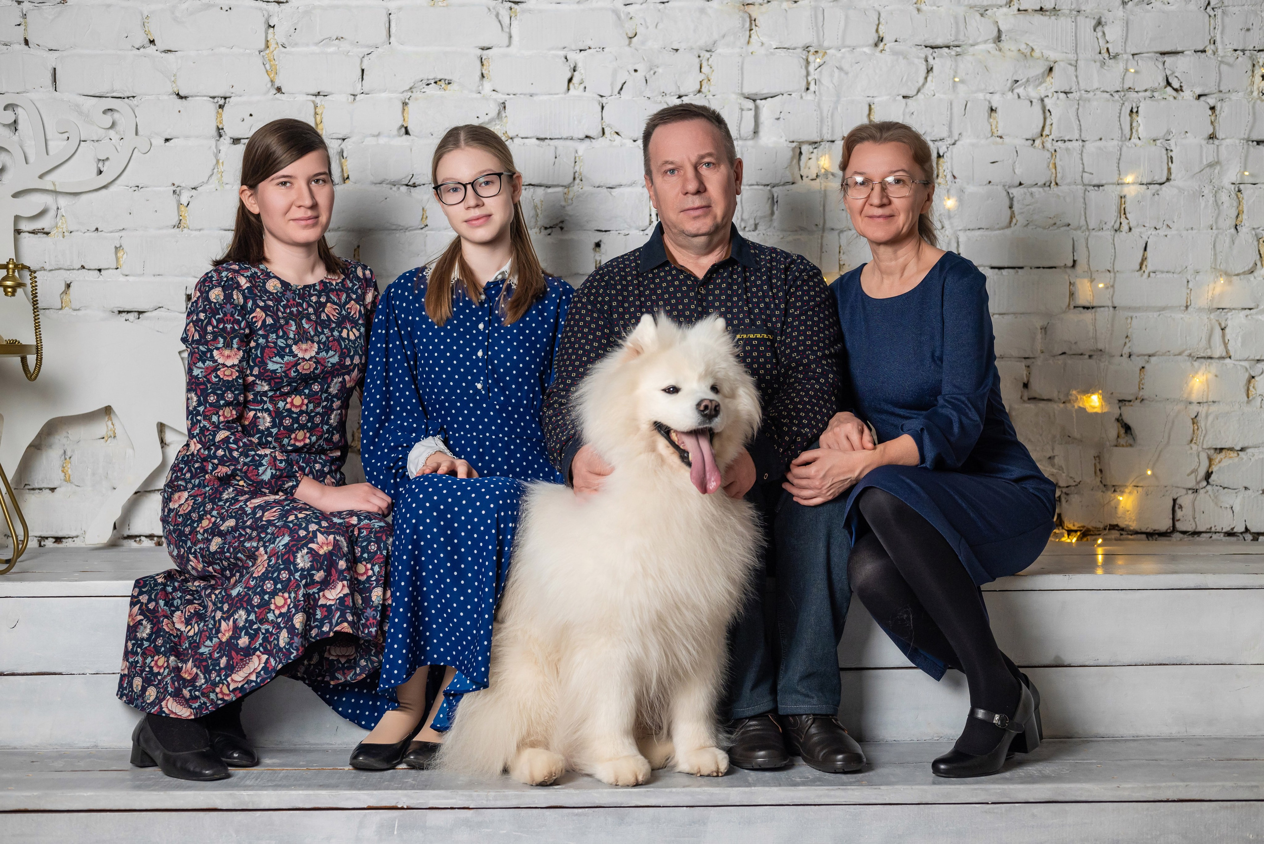 Фотопроект с самоедом 2023 г. Фотограф в городе Салават