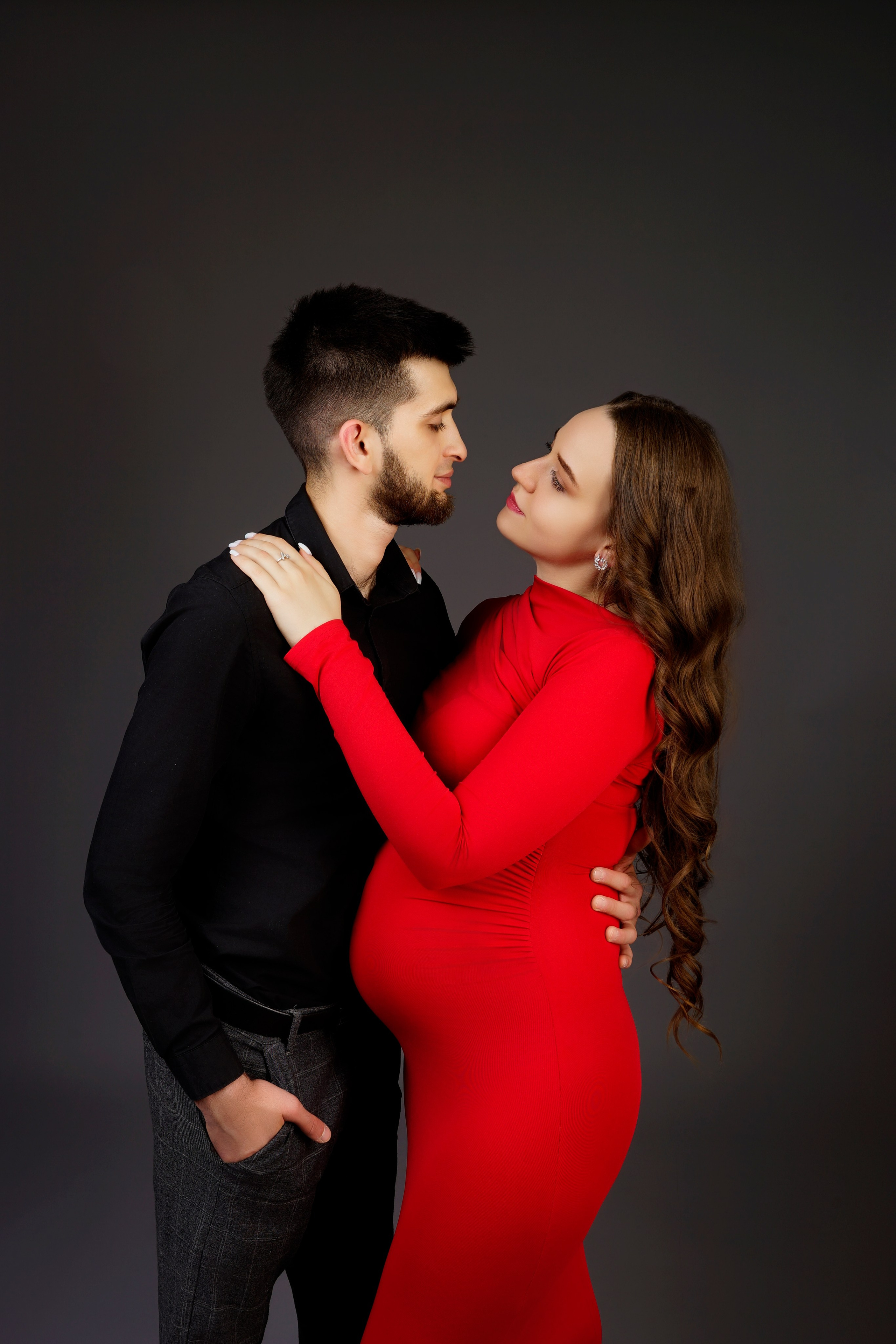 Съёмка беременности в моей фотостудии «НЕБО». Женский фотограф в Химках Алёна Ленёва