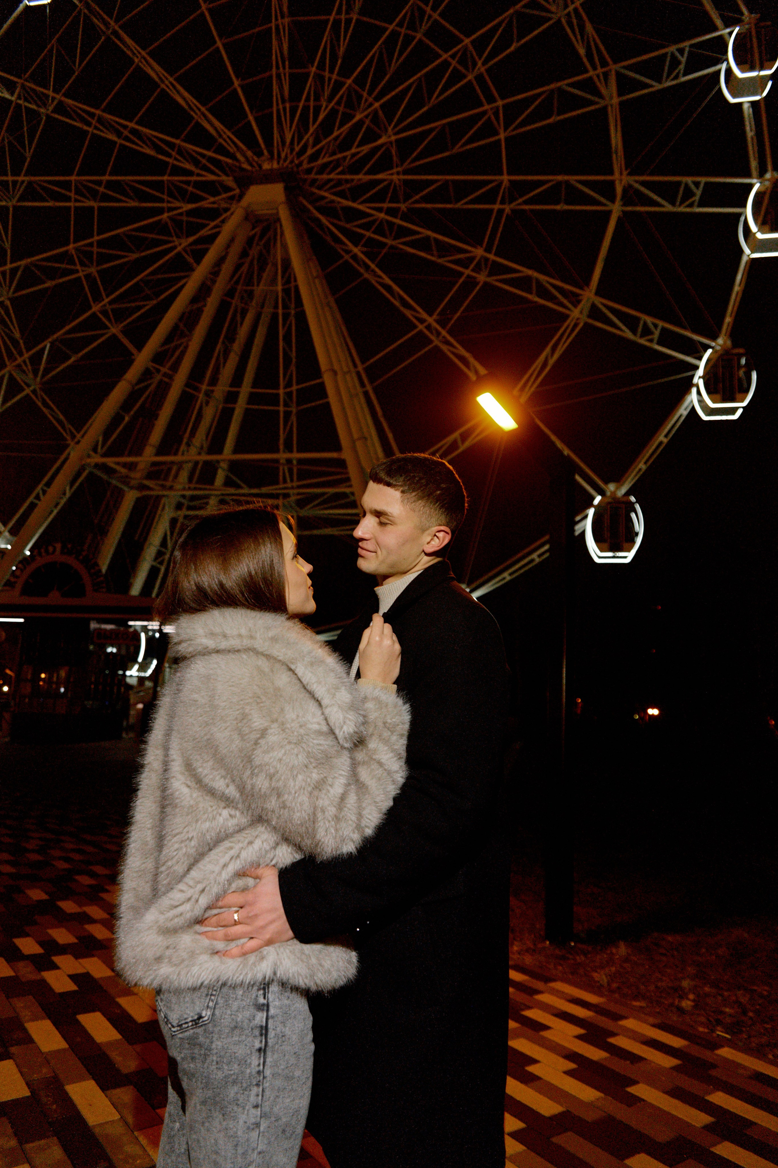 Зимняя фотосессия love story