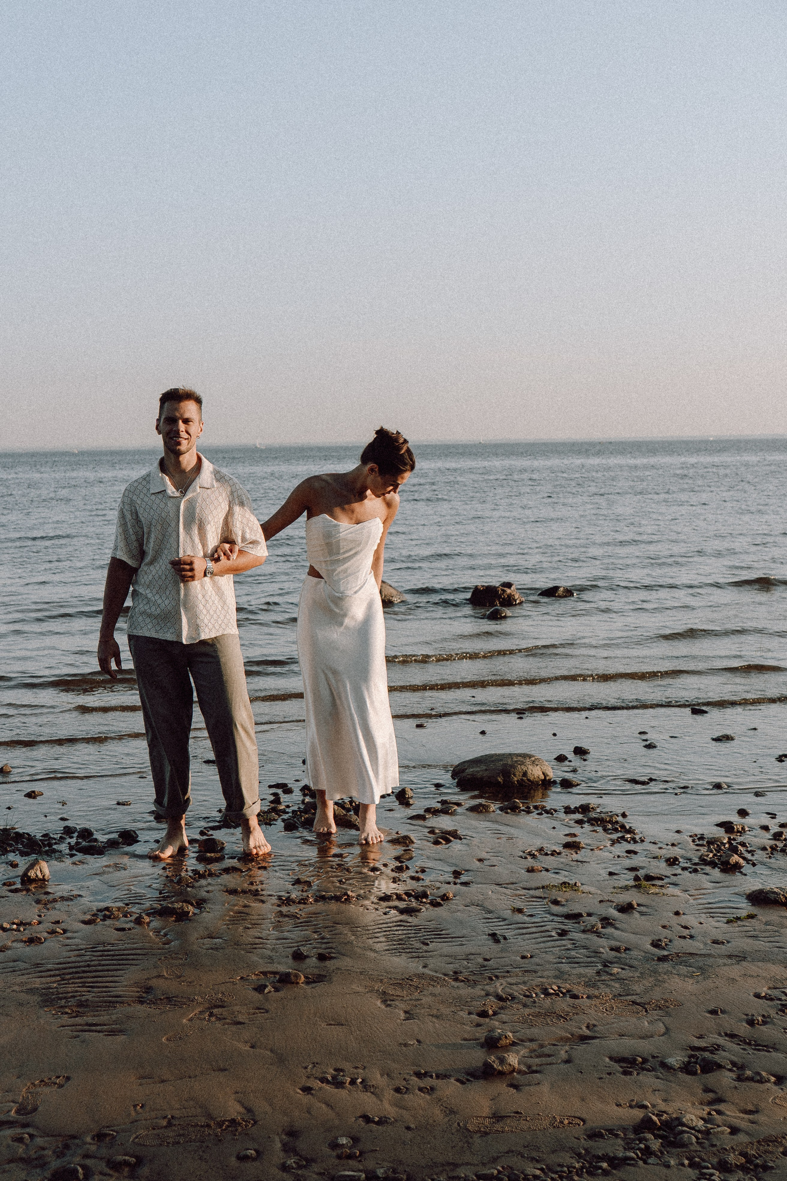 СВАДЕБНАЯ ФОТОСЕССИЯ ВЫЕЗДНОЙ ЦЕРЕМОНИИ (ФИНСКИЙ ЗАЛИВ). Профессиональный фотограф, Санкт-Петербург — Виктория Богомолова