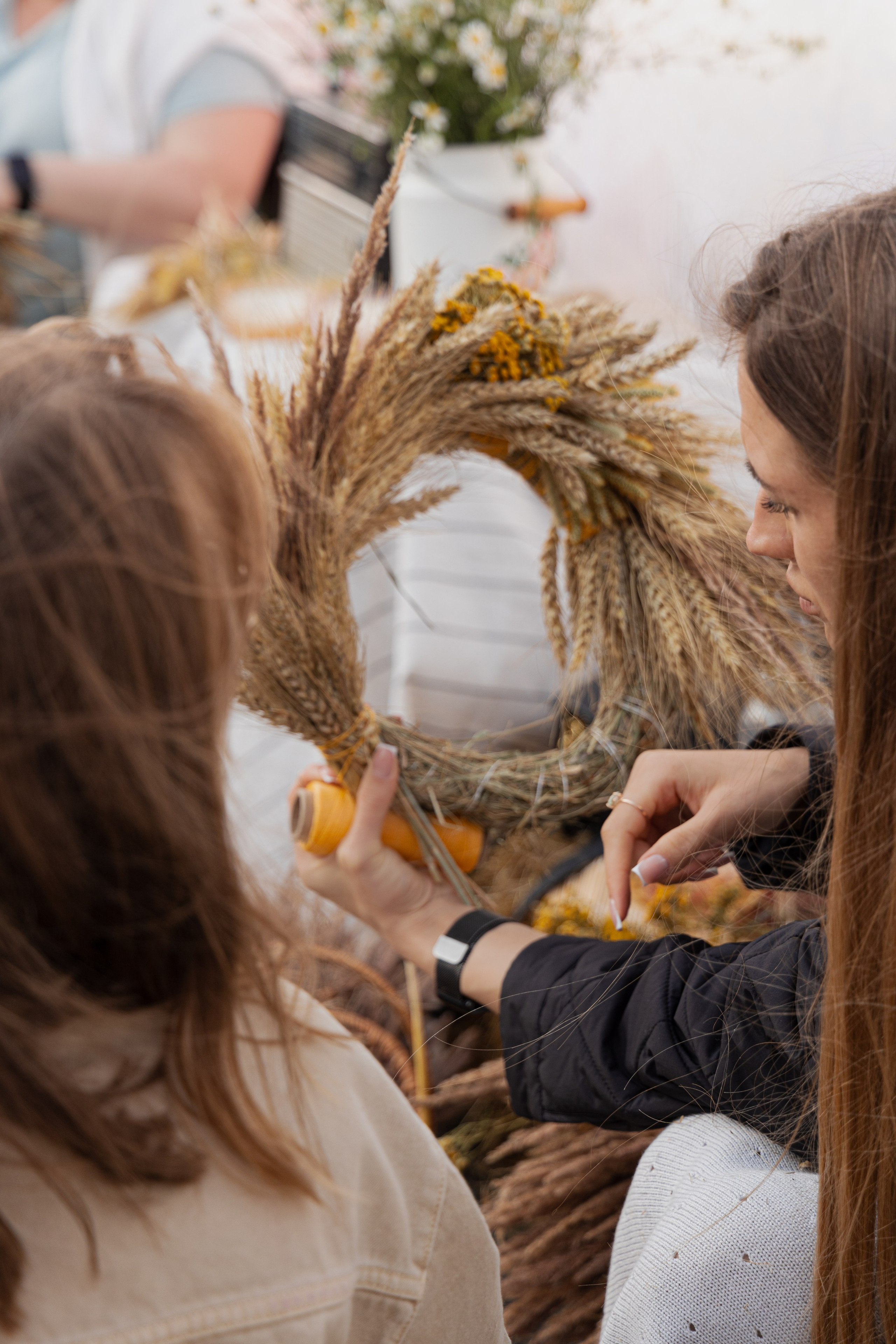 МК Осенний венок (локация на крыше). Анастасия Ракчеева Художник