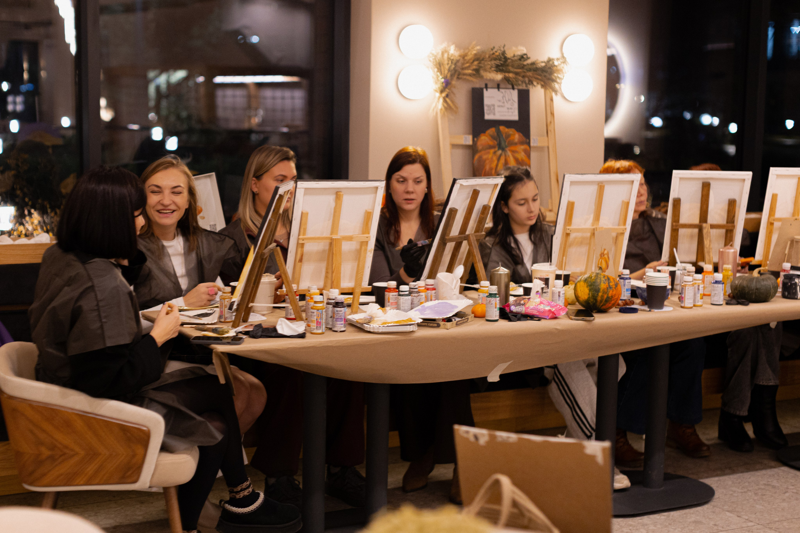 МК Тыква в кафе Здрасте. Анастасия Ракчеева Художник